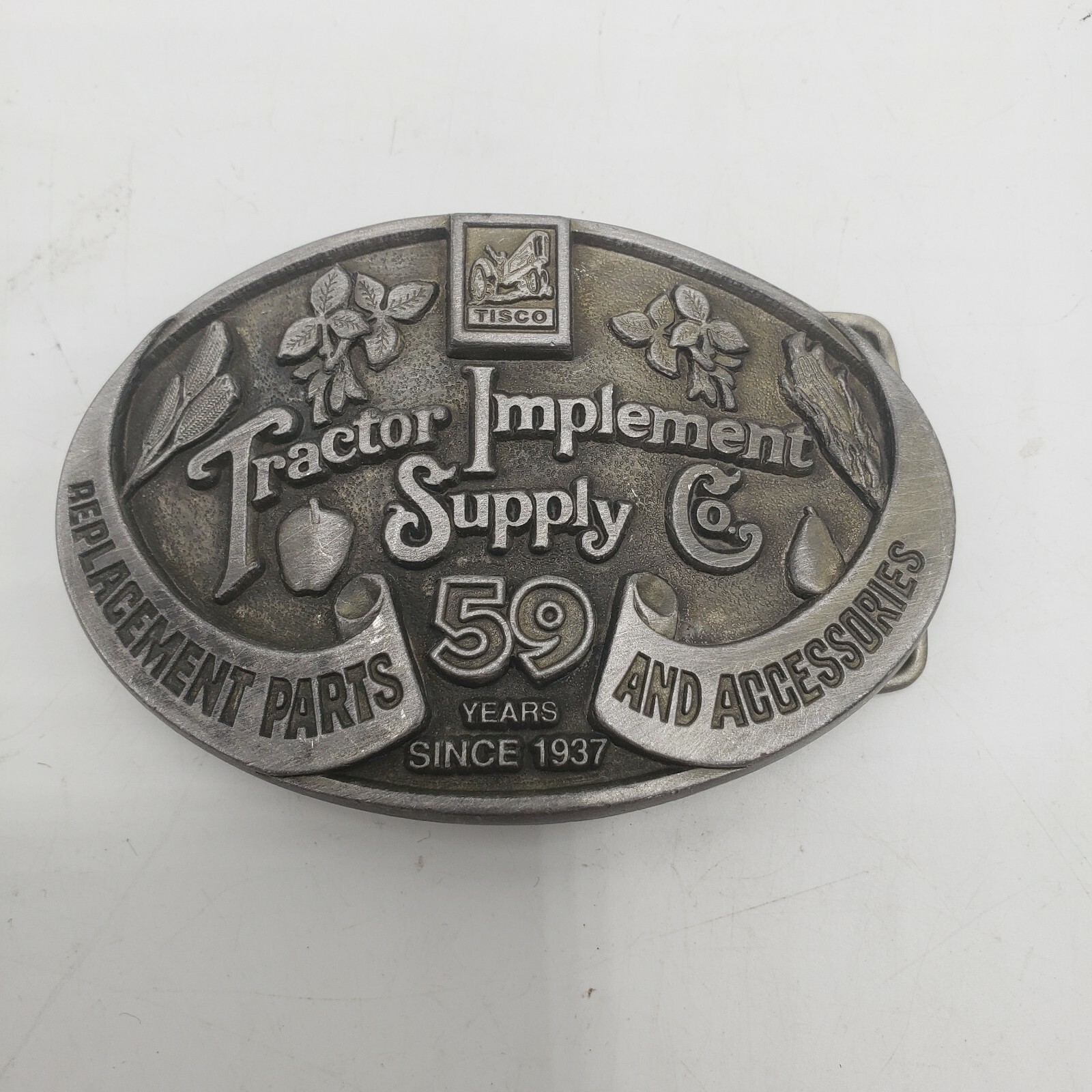 Tisco Belt Buckle Lot (3) 56 years (1)59 years limited edition numbered Tractor