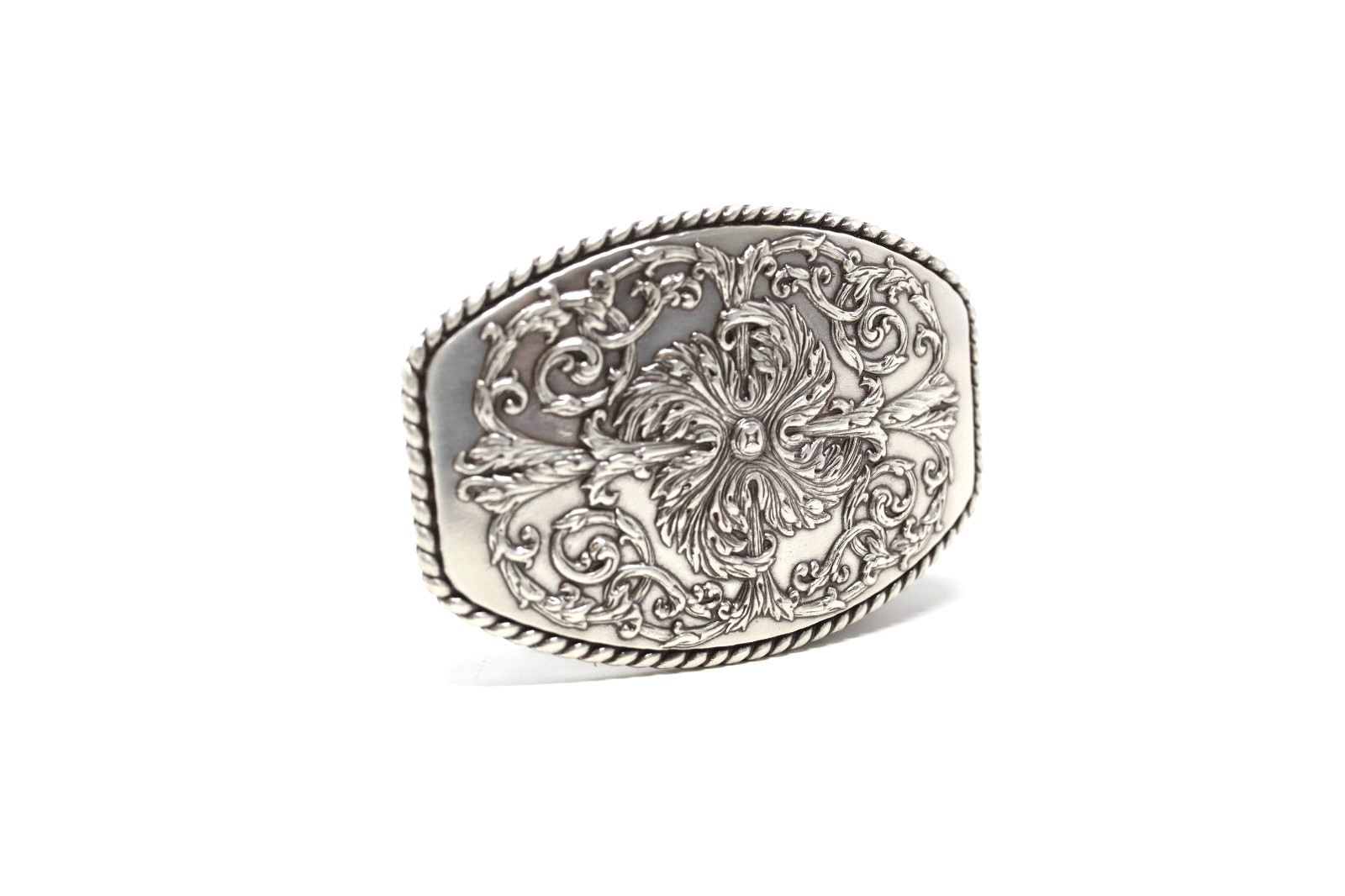 Floral Western Belt Buckle, (1.5 ») Removable Western Buckle