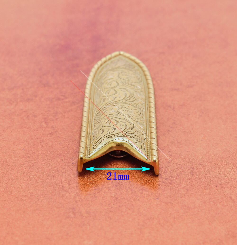 25MM Brass Plated Vintage Flower Leathercraft Belt Buckle Set Fit 1 Inch Strap