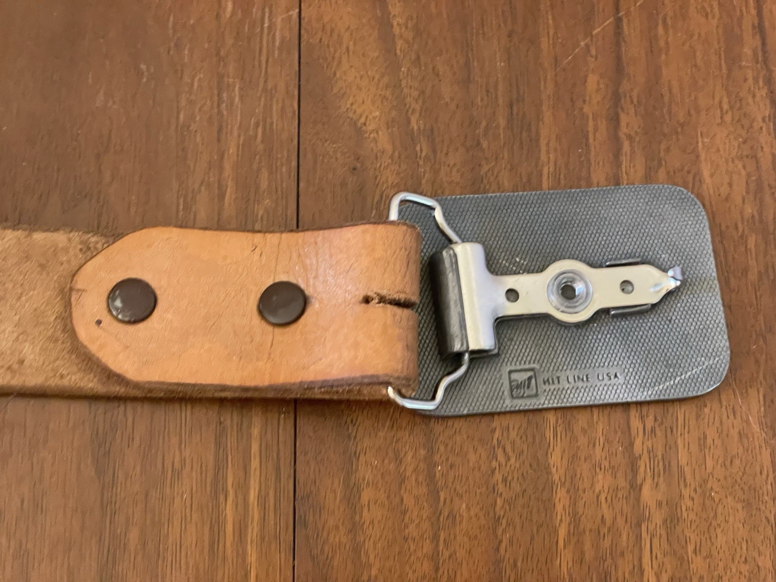 Vintage Western Tooled Leather Belt GENTLEMAN JIMS BILLIARD PARLOR , MN Buckle