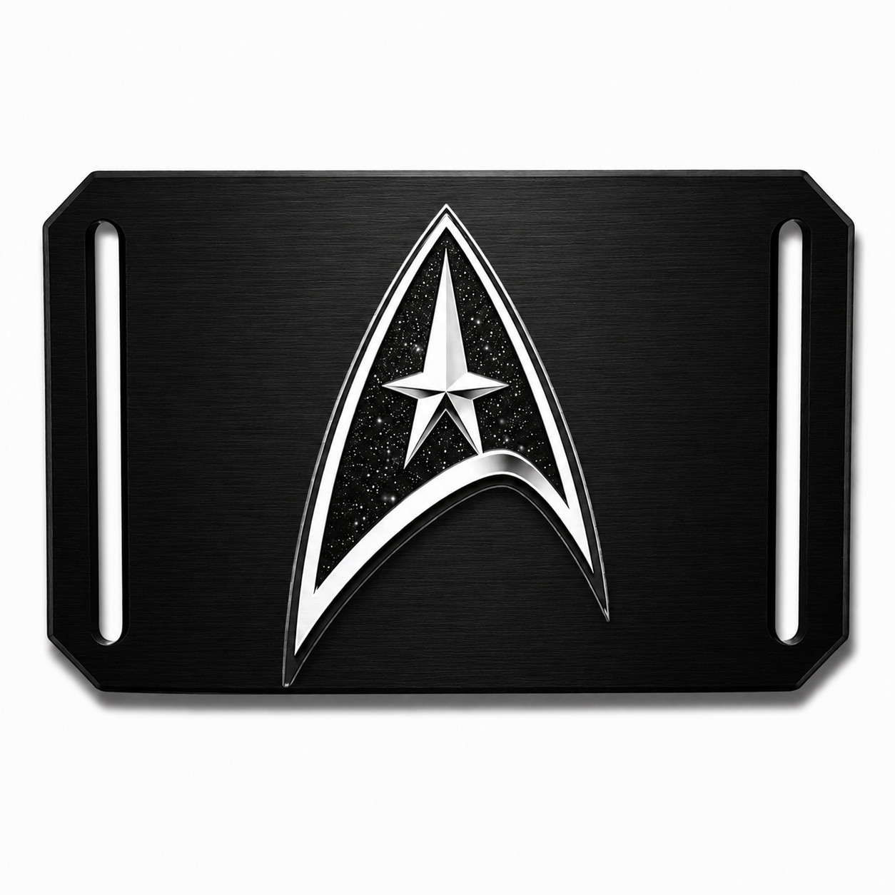 CRIOS Branding Belt Unisex Aluminium Buckle Star Trek Aluminium