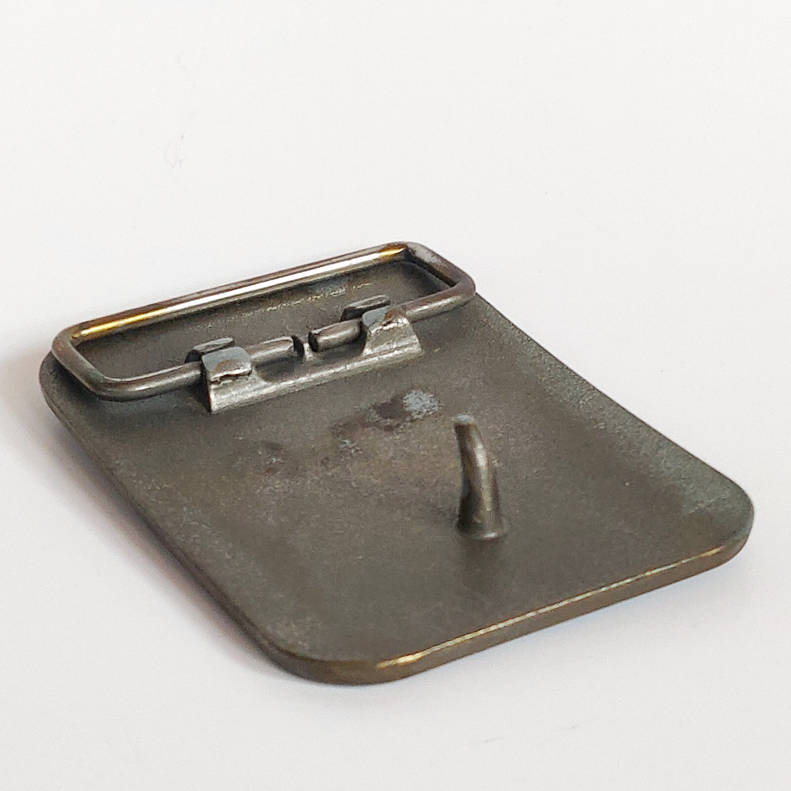 Vintage Bicentennial Metal Belt Buckle « Spirit of America » 1776 – 1976