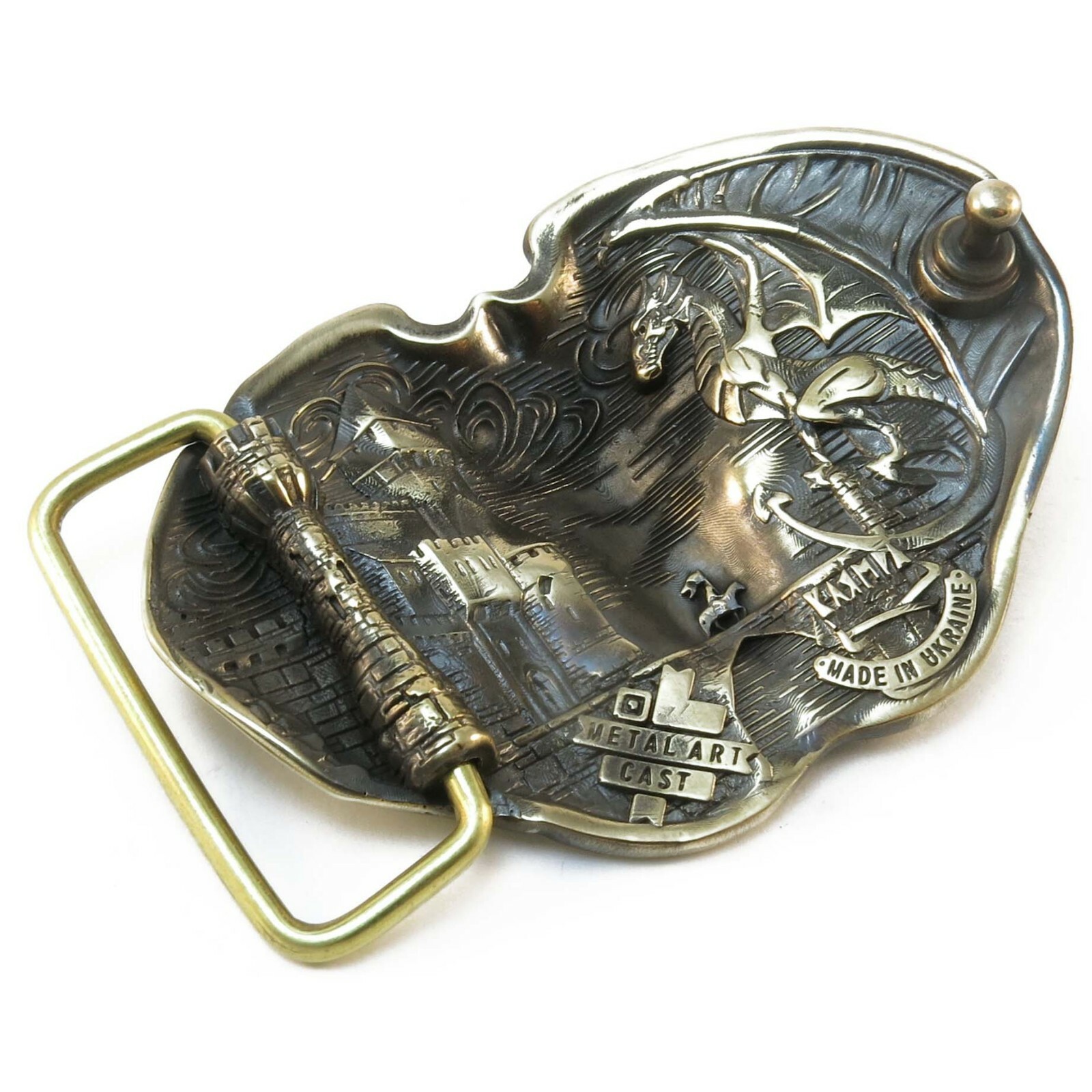 Dragon belt buckle, Scandinavian Nordic Celtic Norse mythology