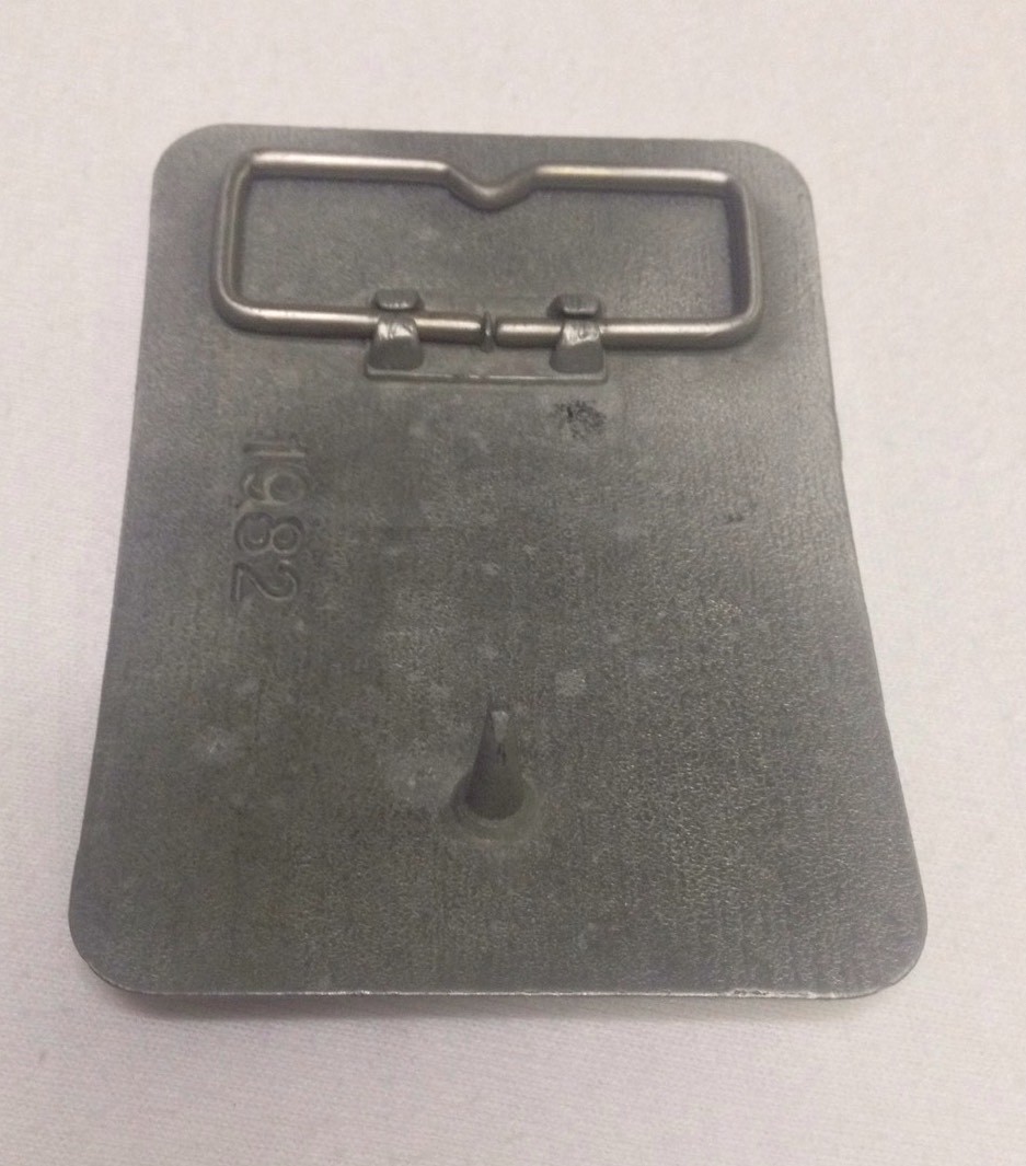 New Holland Farming Metal Belt Buckle Proud To Be An American Farmer Americana