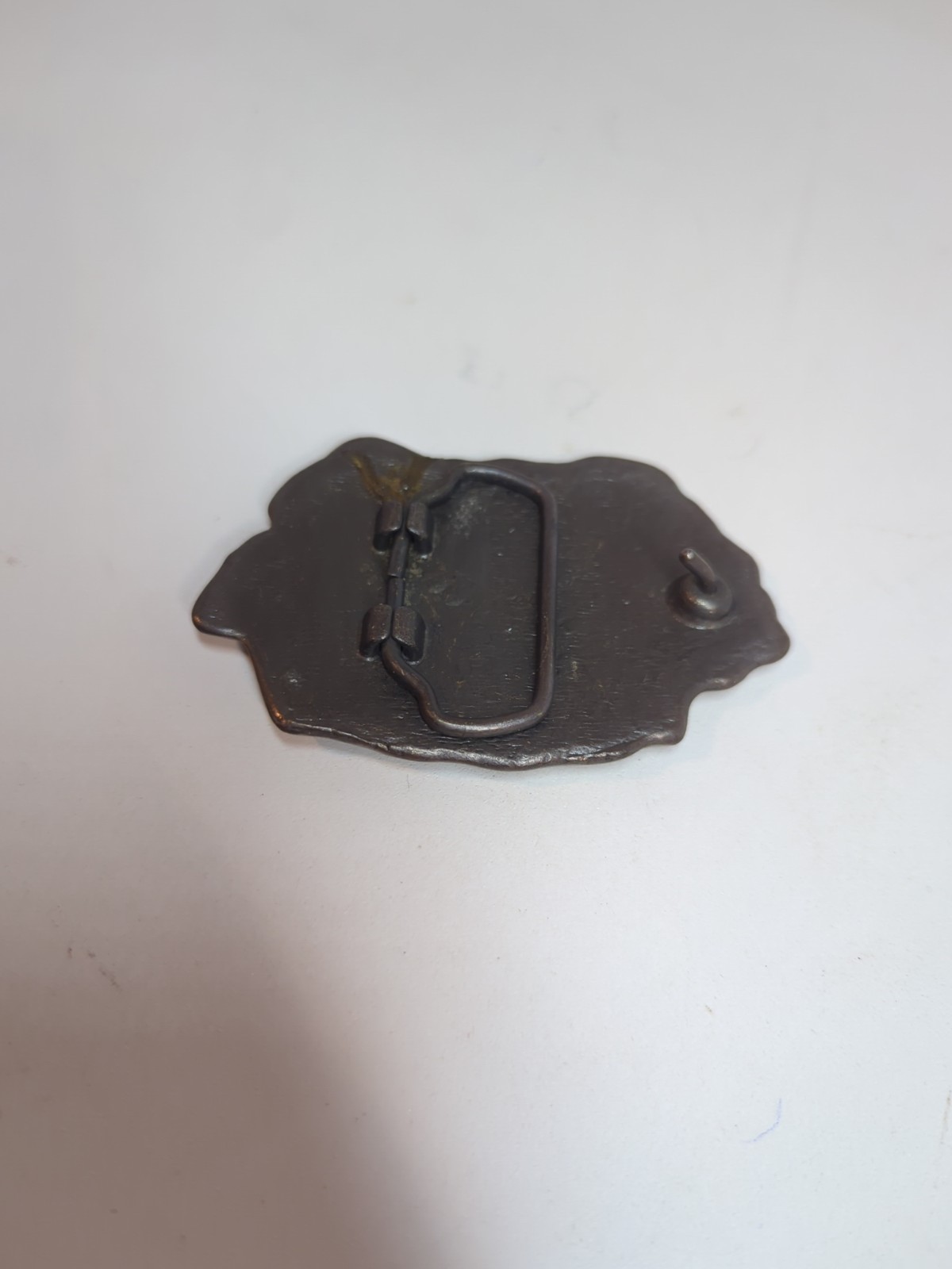 Belt Buckle Aviation Private Prop Airplanes Vtg Metal 3-3/8&Prime; x 2&Prime; wide