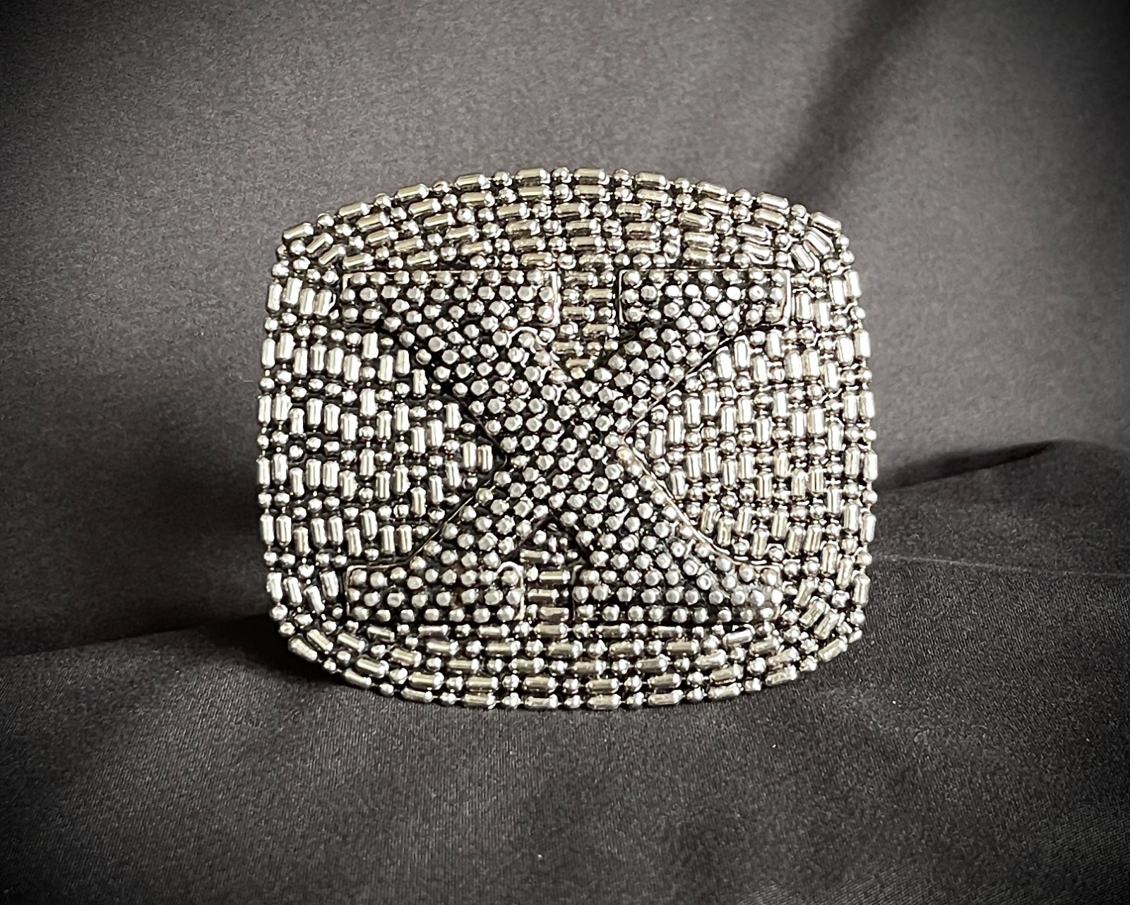 Gothic Punk Studded “X” Wearable Art Buckle & Belt Set – Darren McNeese