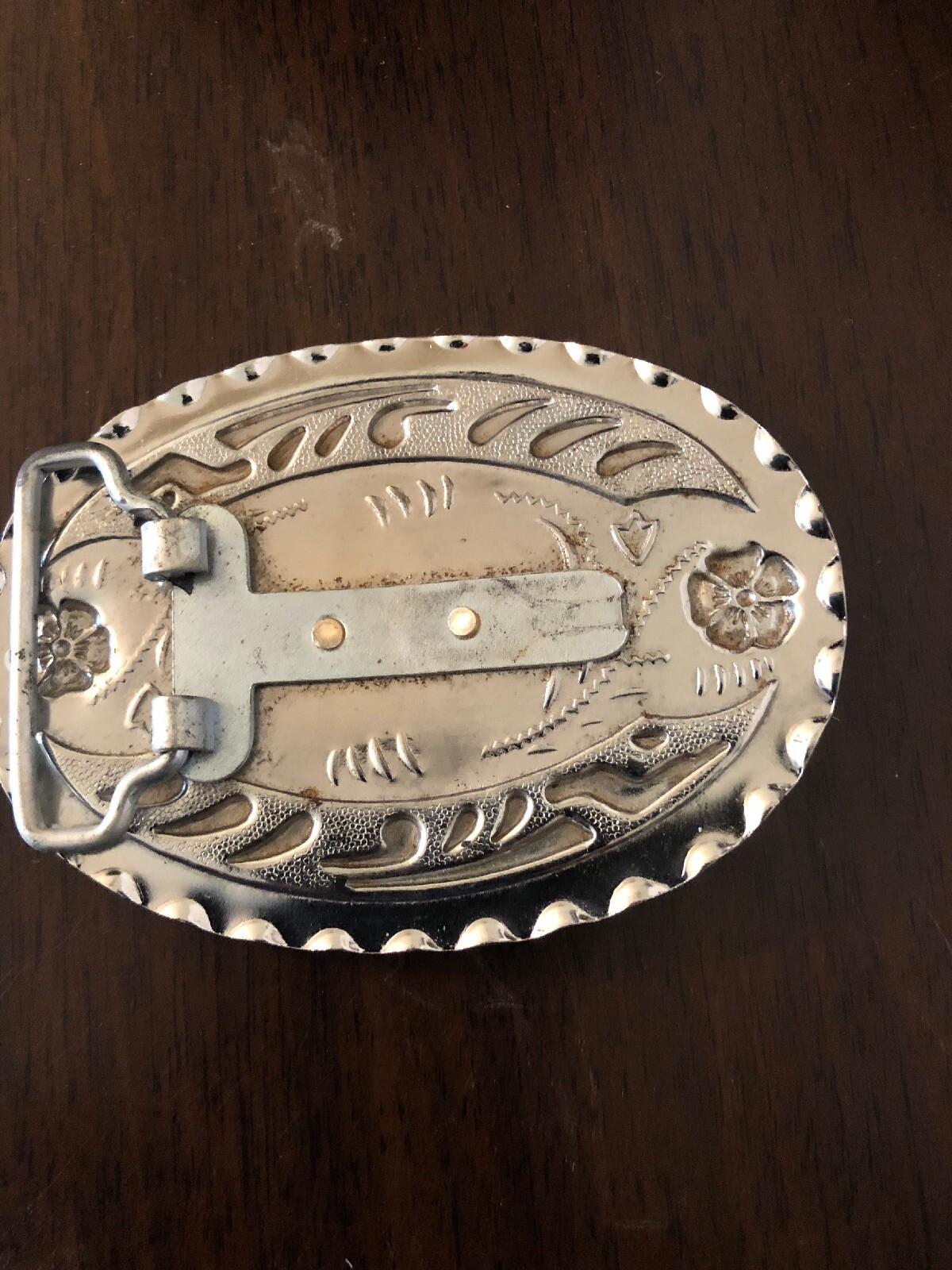 Vintage Western Belt Buckle Longhorn Steer Head