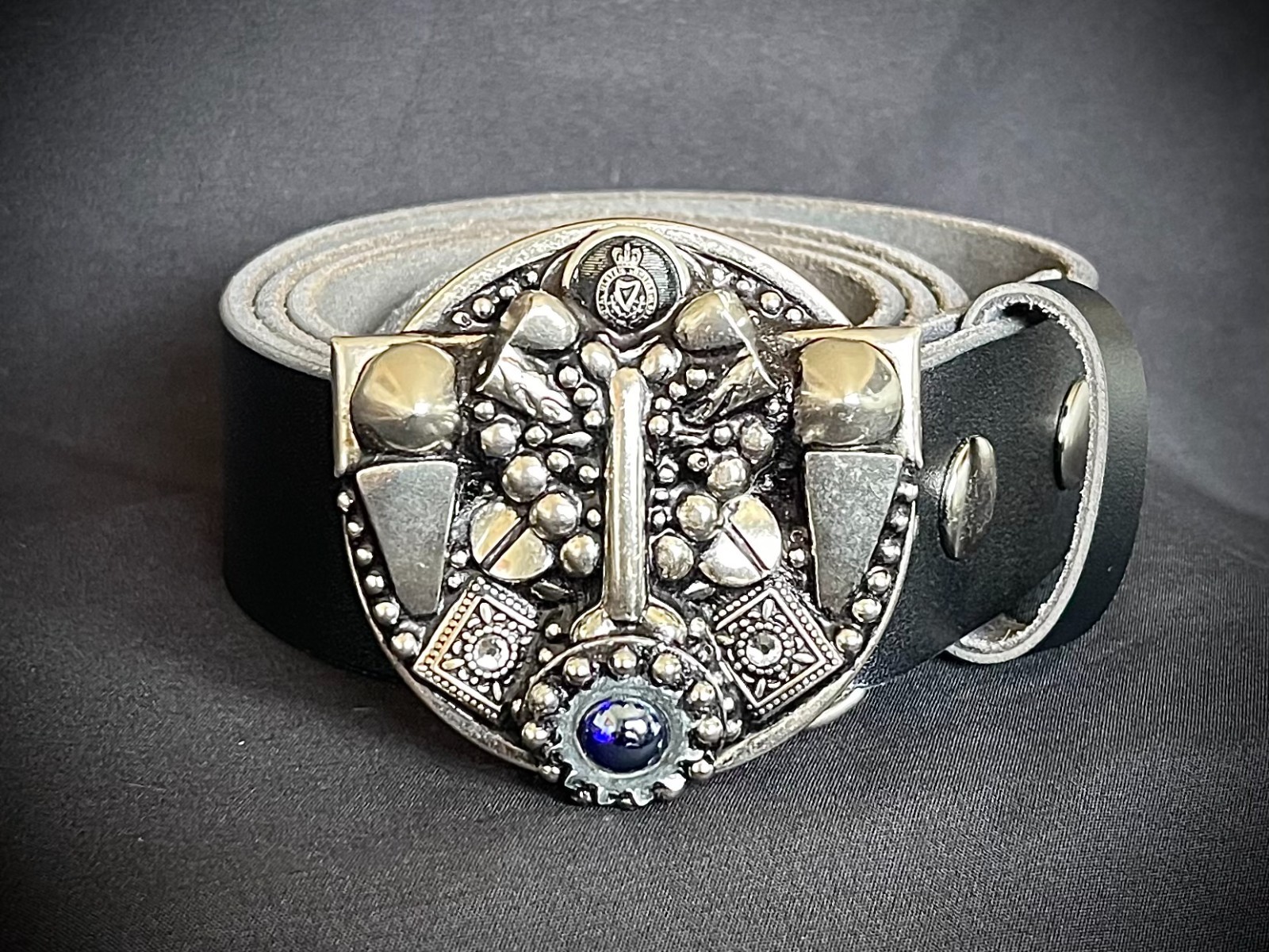 “Industrial Crest” Belt Buckle c.2007–2009 2.5 OOAK Darren McNeese