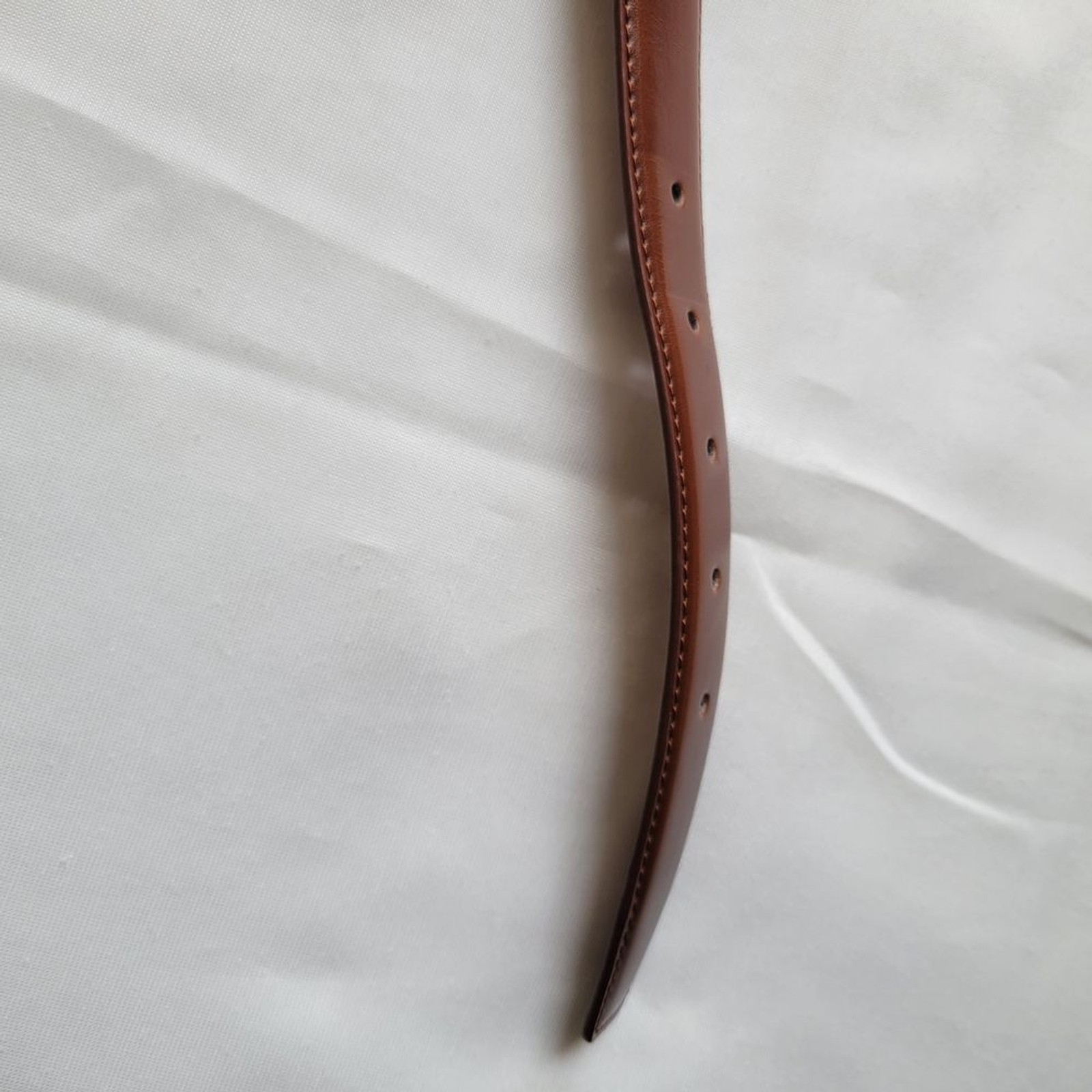 Mio Marino Men&rsquo;s Brown Leather Belt Size 44&Prime;