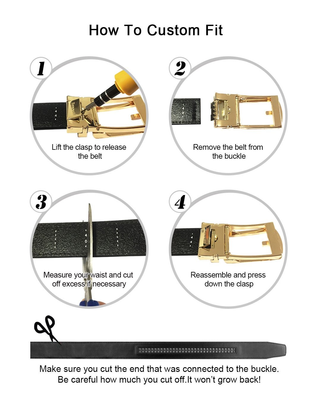 Tonywell Dress Belts One Size:32&Prime;-45&Prime;Waist, Mens Wine Red Belt Gold Buckle