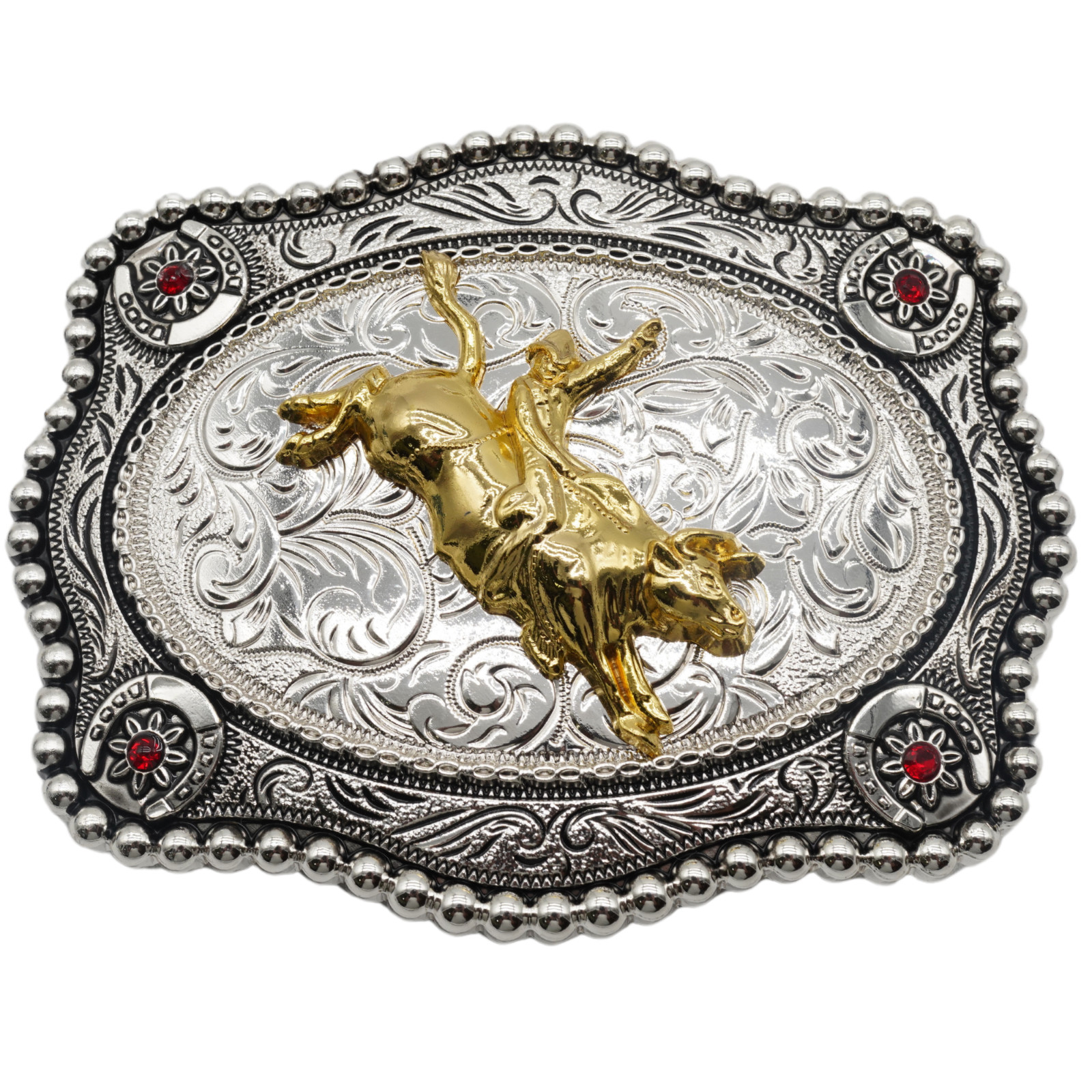 Western texas State Flag Cowboy Rodeo Scorpion Saint Jude Rooster Belt Buckle