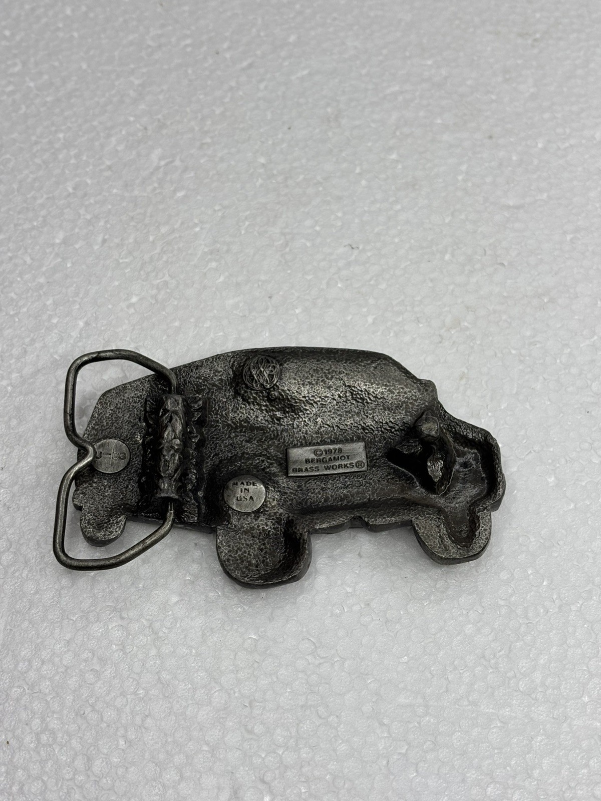 Vintage 1978 Dodge Van Belt Buckle by Bergamot Free Shipping 1 3/4&Prime; Belt