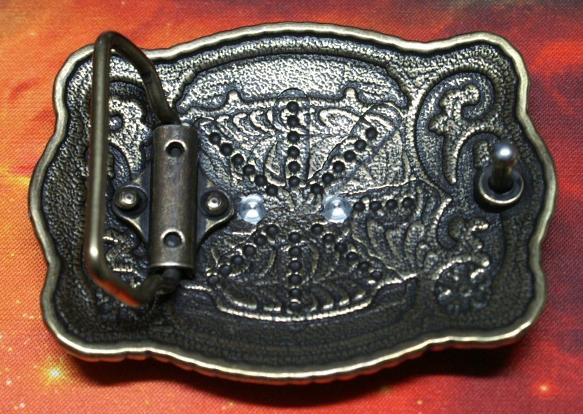 Letter M Initial Belt Buckle New Metal Western Style A109