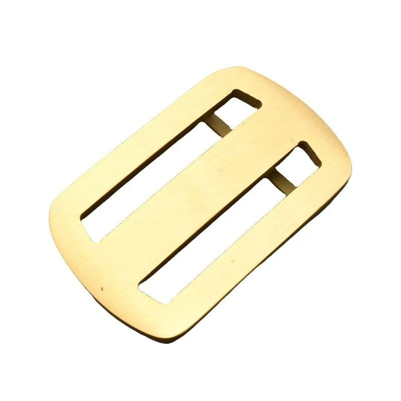Brass belt head with smooth buckle for men&rsquo;s solid buckle head 3.9cm