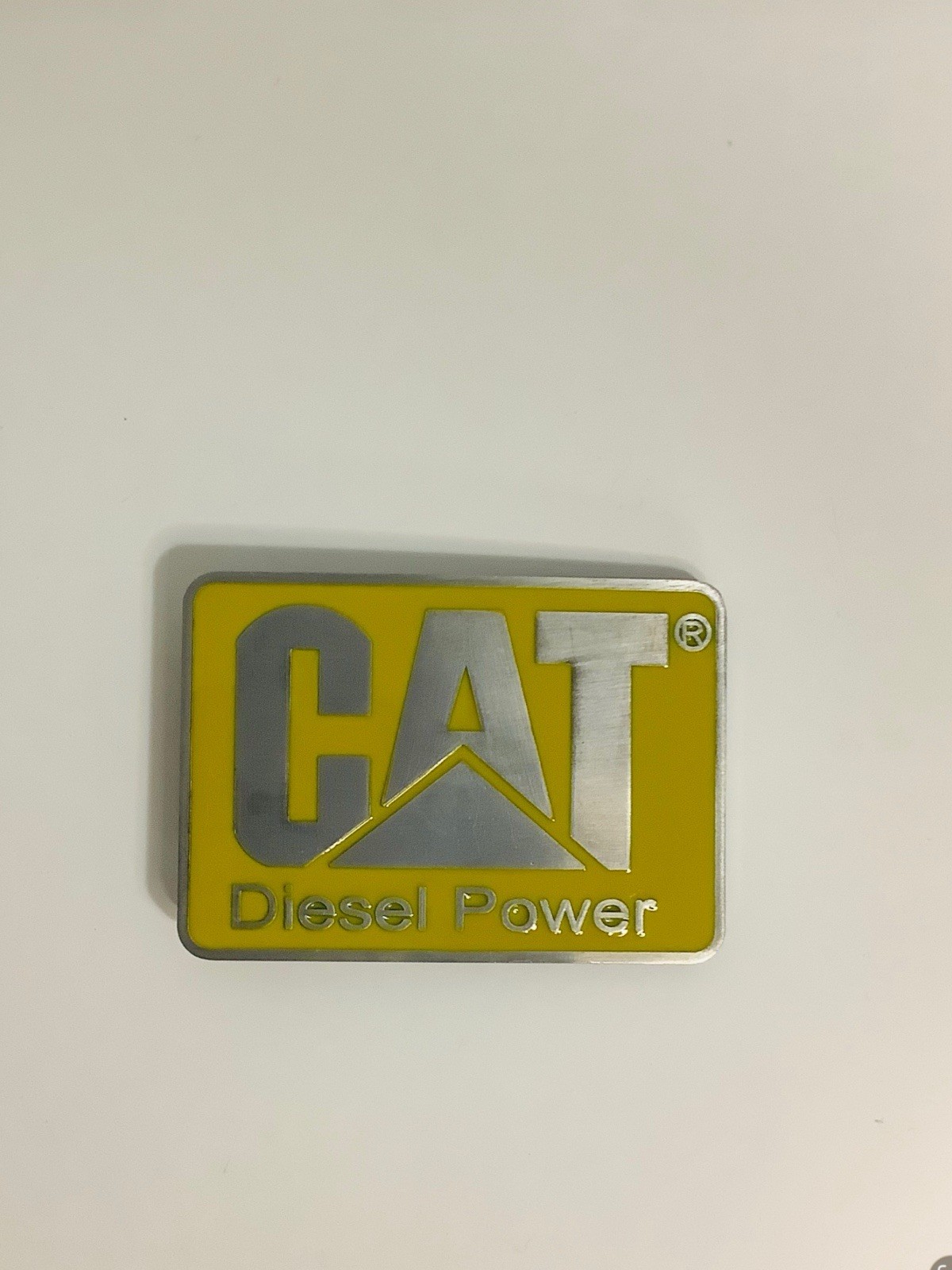 CAT Diesel Power Logo Metal Belt Buckle
