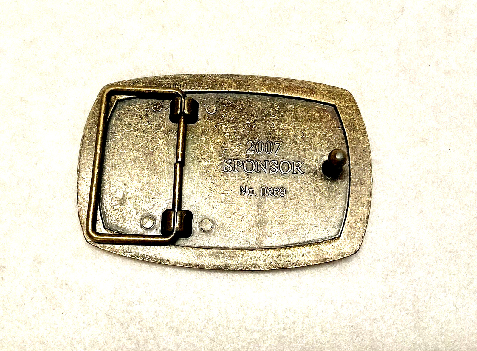 2007 SPONSER THE AMERICAN VETERANS DISABLED FOR LIFE MEMORIAL BELT BUCKLE