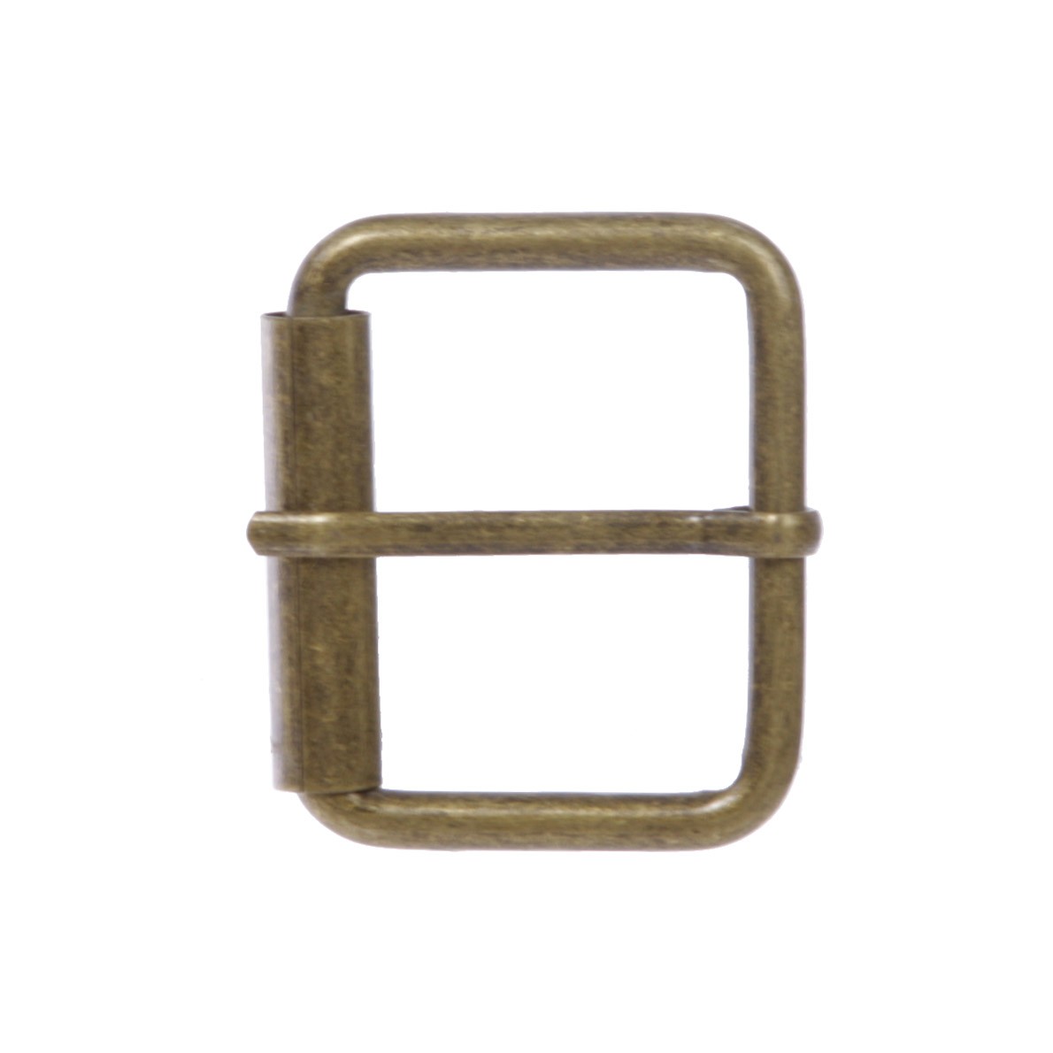 1 1/2&Prime; Nickel Plated Single Prong Simple Roller Buckle