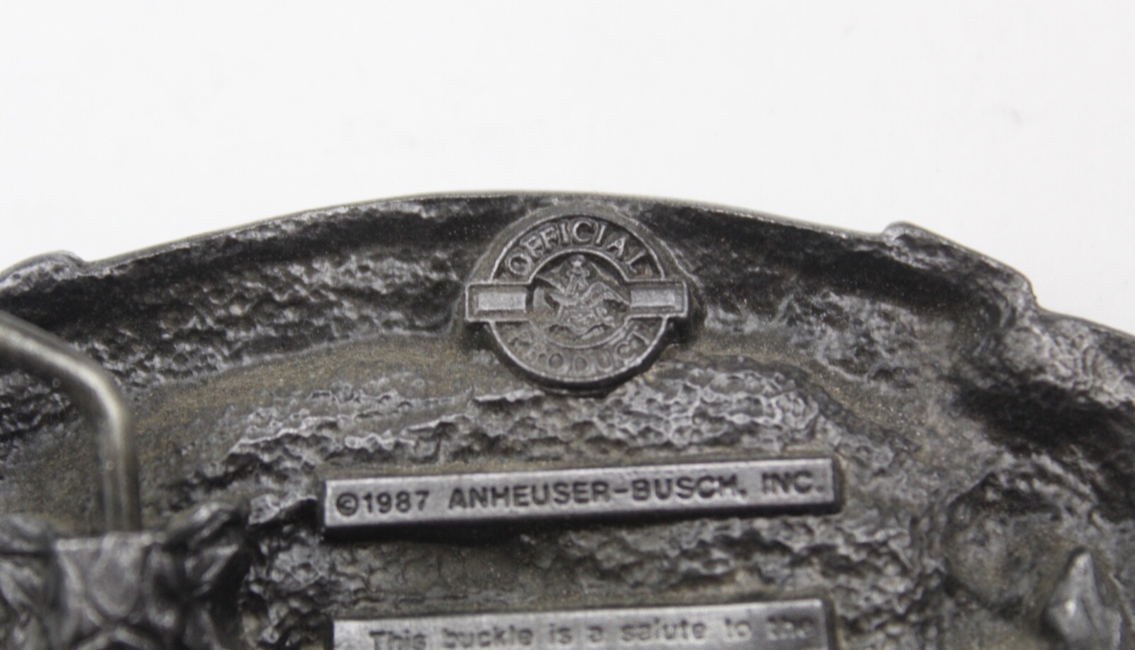 Bergamot Anheuser-Busch Inc. The American Fisherman A-175 Belt Buckle