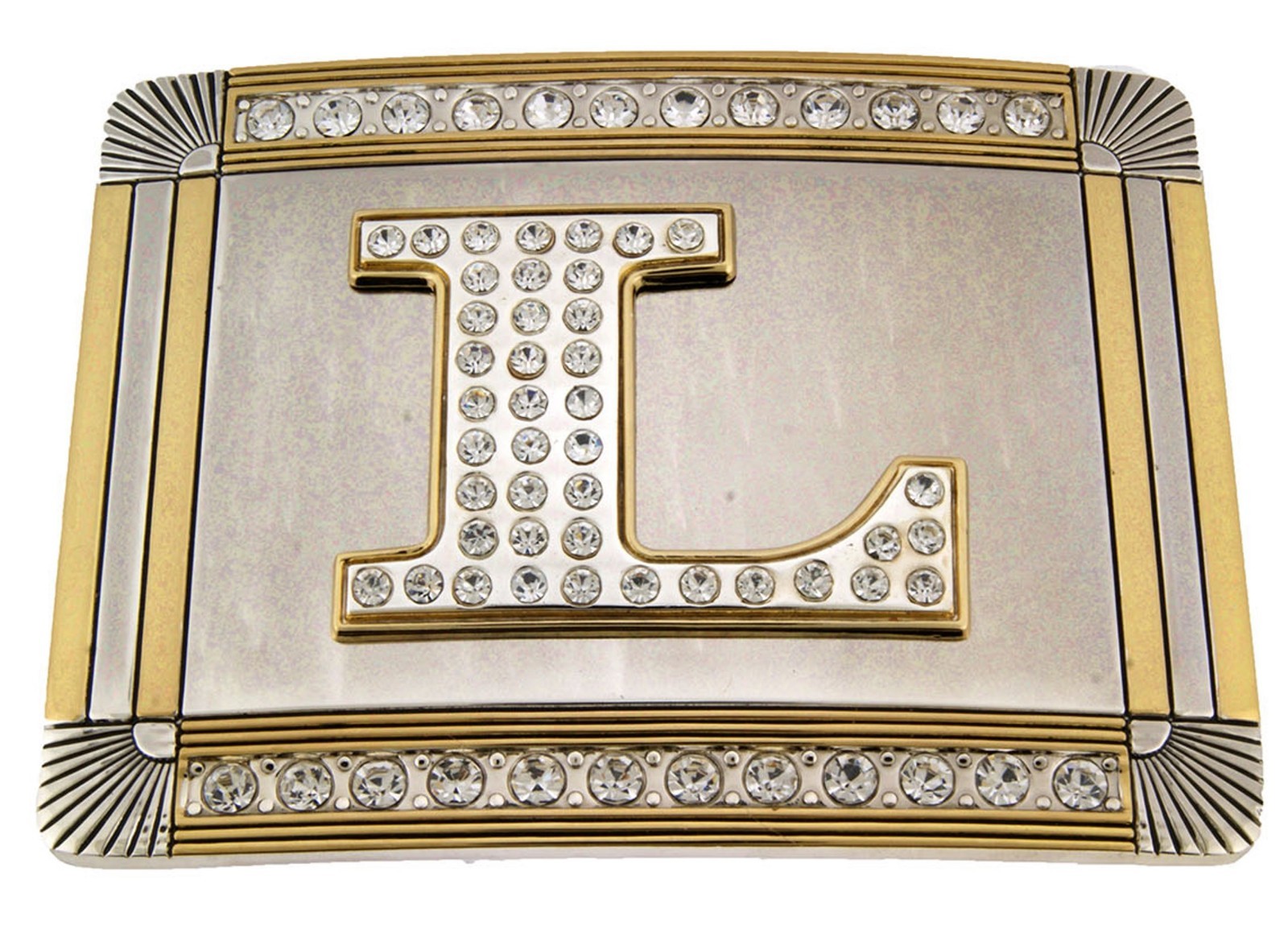 Initial L Letter Belt Buckles Cowgirl Western Cowboy New Men Women Fashion Rodeo
