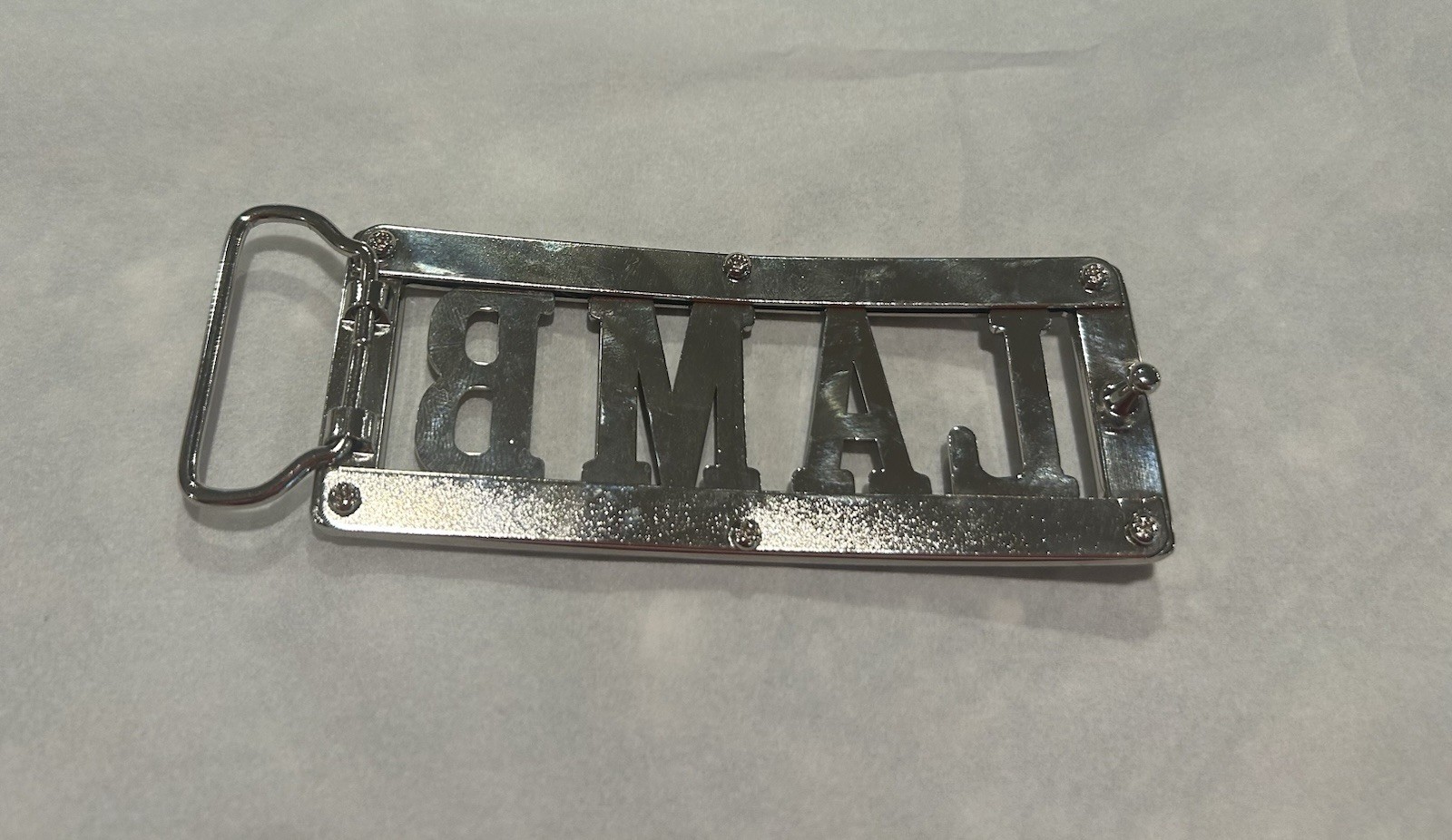 GWEN STEFANI L.A.M.B. LAMB NO DOUBT Belt Buckle
