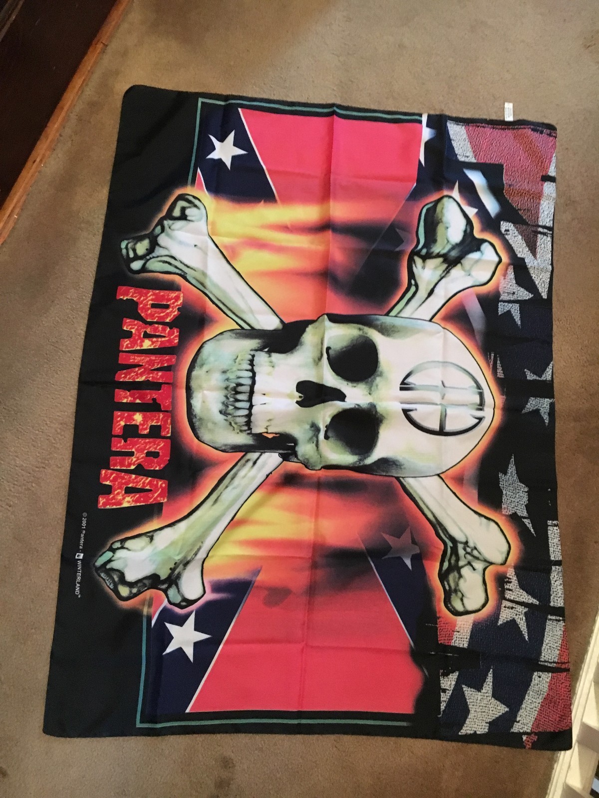 Pantera Belt Buckles Dimebag Darrell Jacket (signed) Flags, Buttons, Hat,