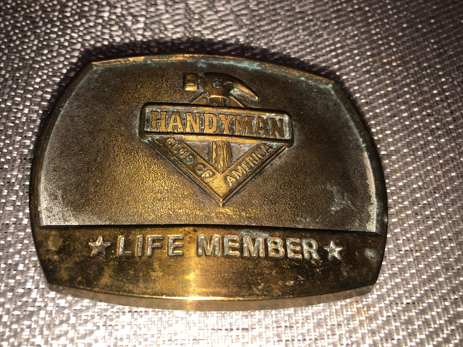 HANDYMAN CLUB OF AMERICA 1996 Bronze Belt Buckle
