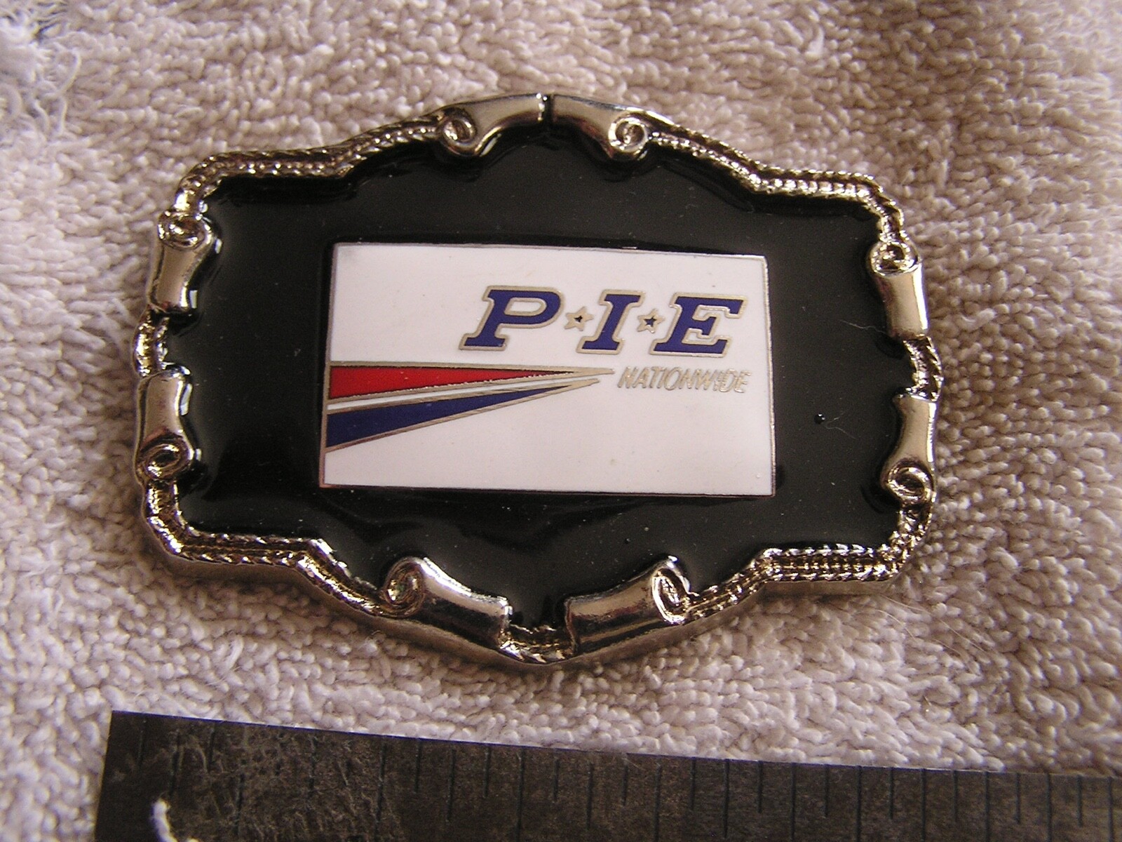 Vintage Belt Buckle P. I. E. Nationwide Made in USA