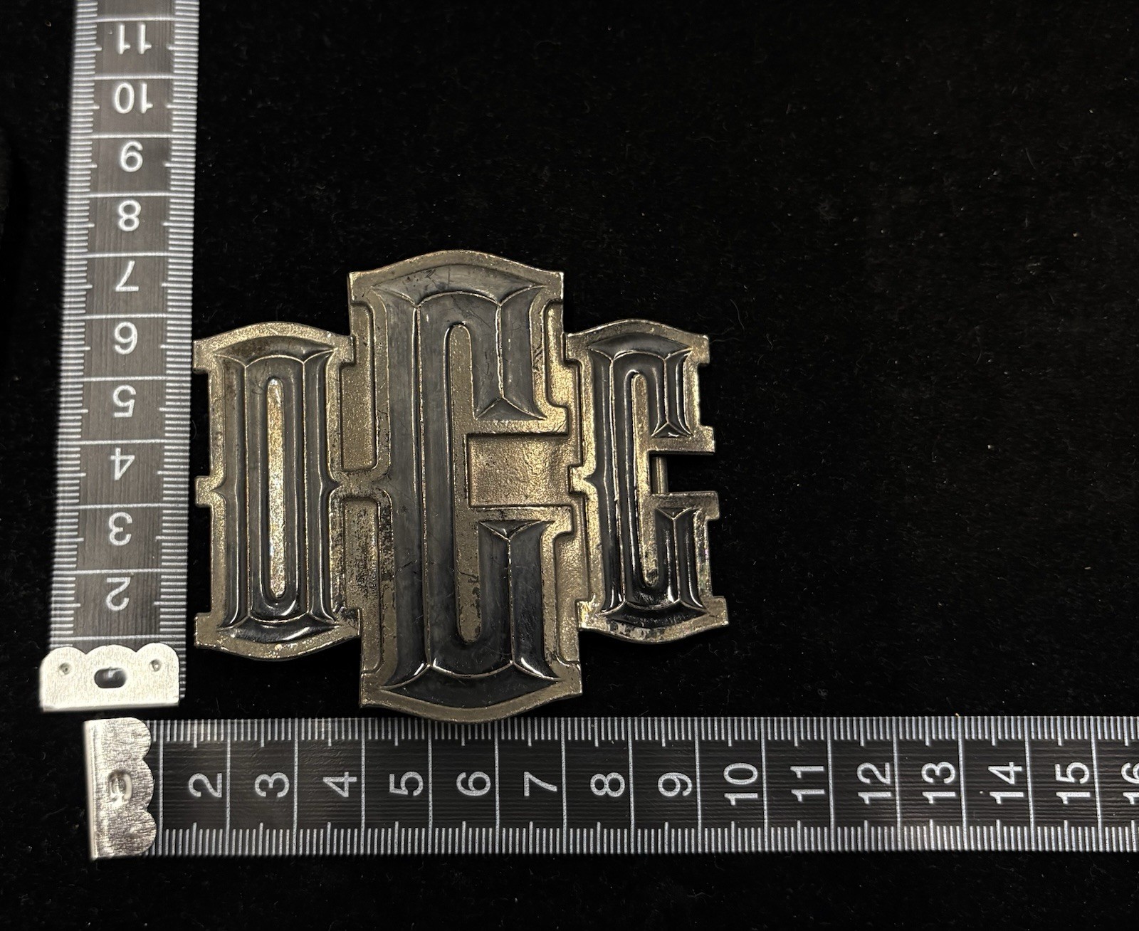 Vintage officially licensed Orange County Choppers (OCC) belt buckle RARE