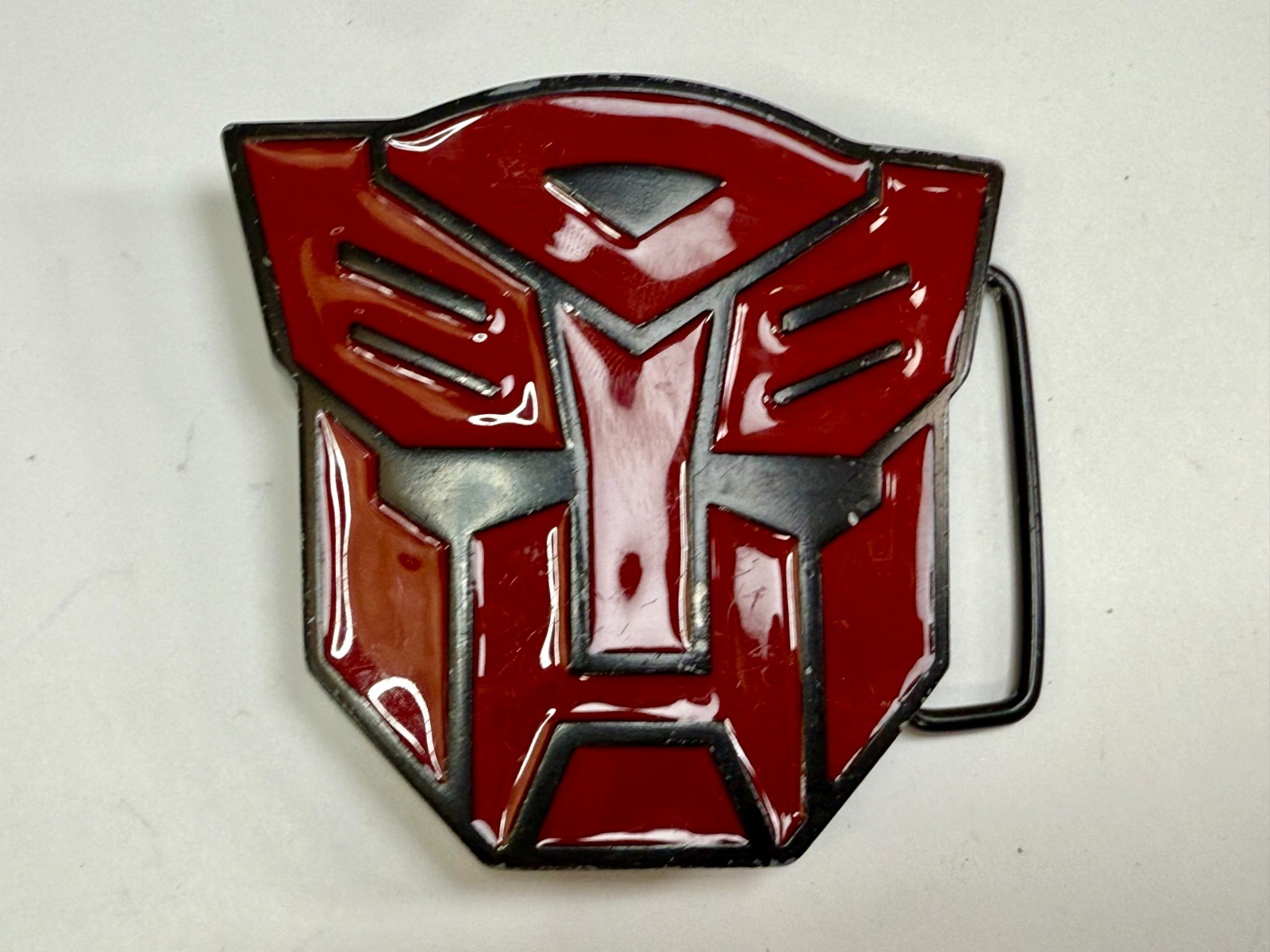 Transformers Autobots Cosplay Red Colored Movie Toy Promotional Belt Buckle