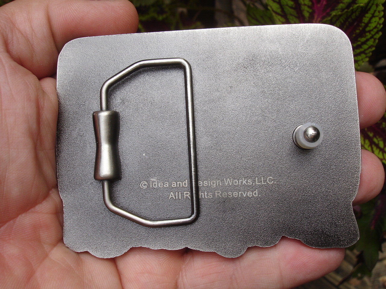 ZOMBIES walking dead glossy faces w dental teeth needs BELT BUCKLE Zomby Zombie