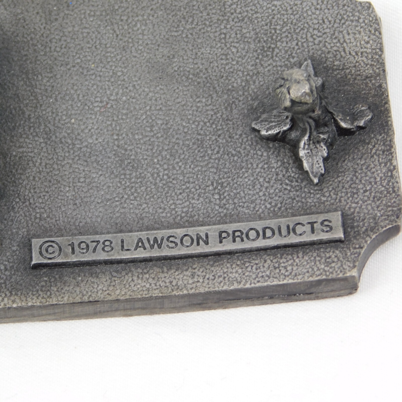 Lawson Products 1978 Promo Belt Buckle Bolts Tools 2 5/8&Prime; long 1 7/8&Prime; belt width