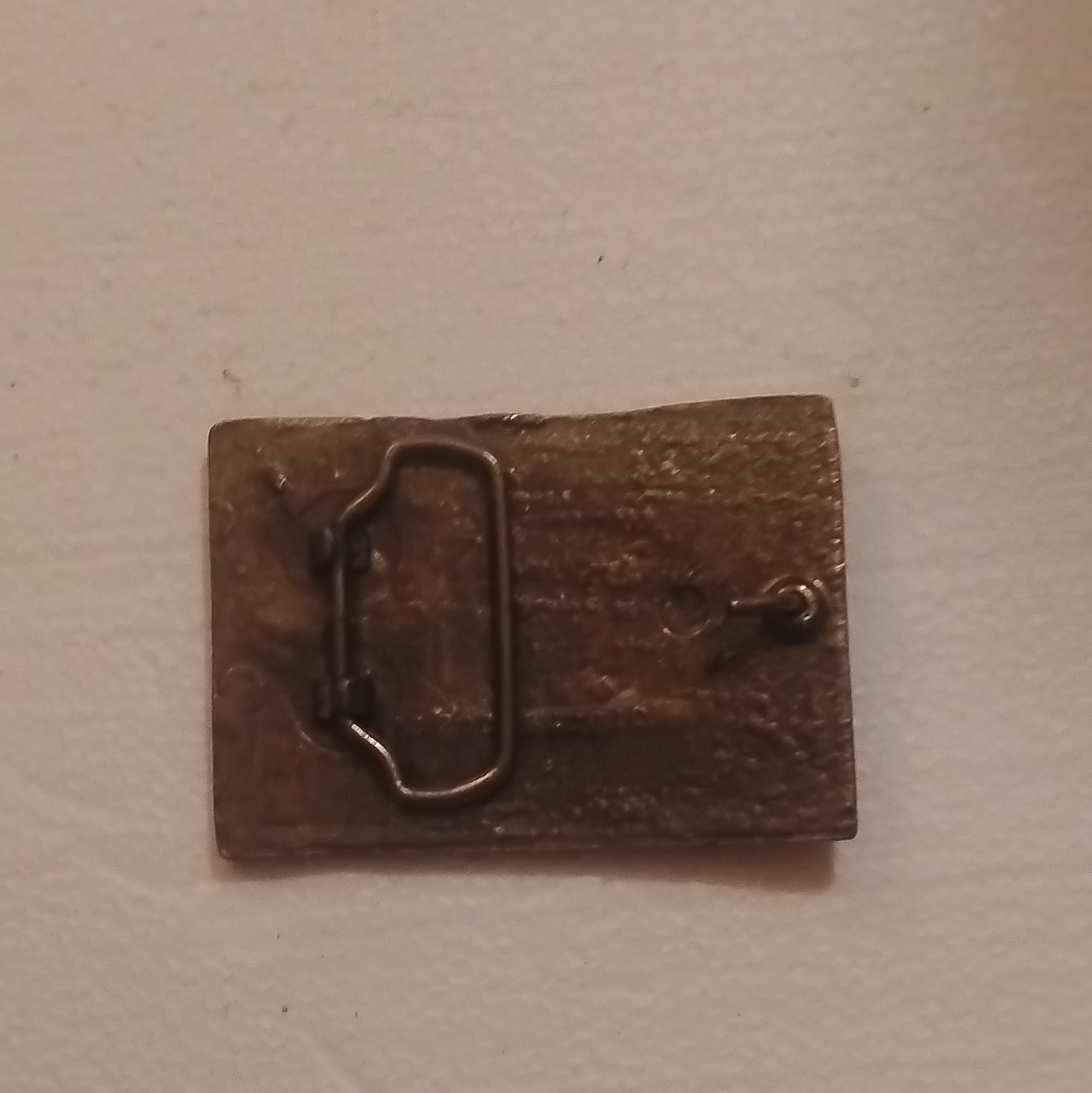 Bronze Metal Rectangular Vehicle Design Western Belt Buckle Fits 1.5 in Belt