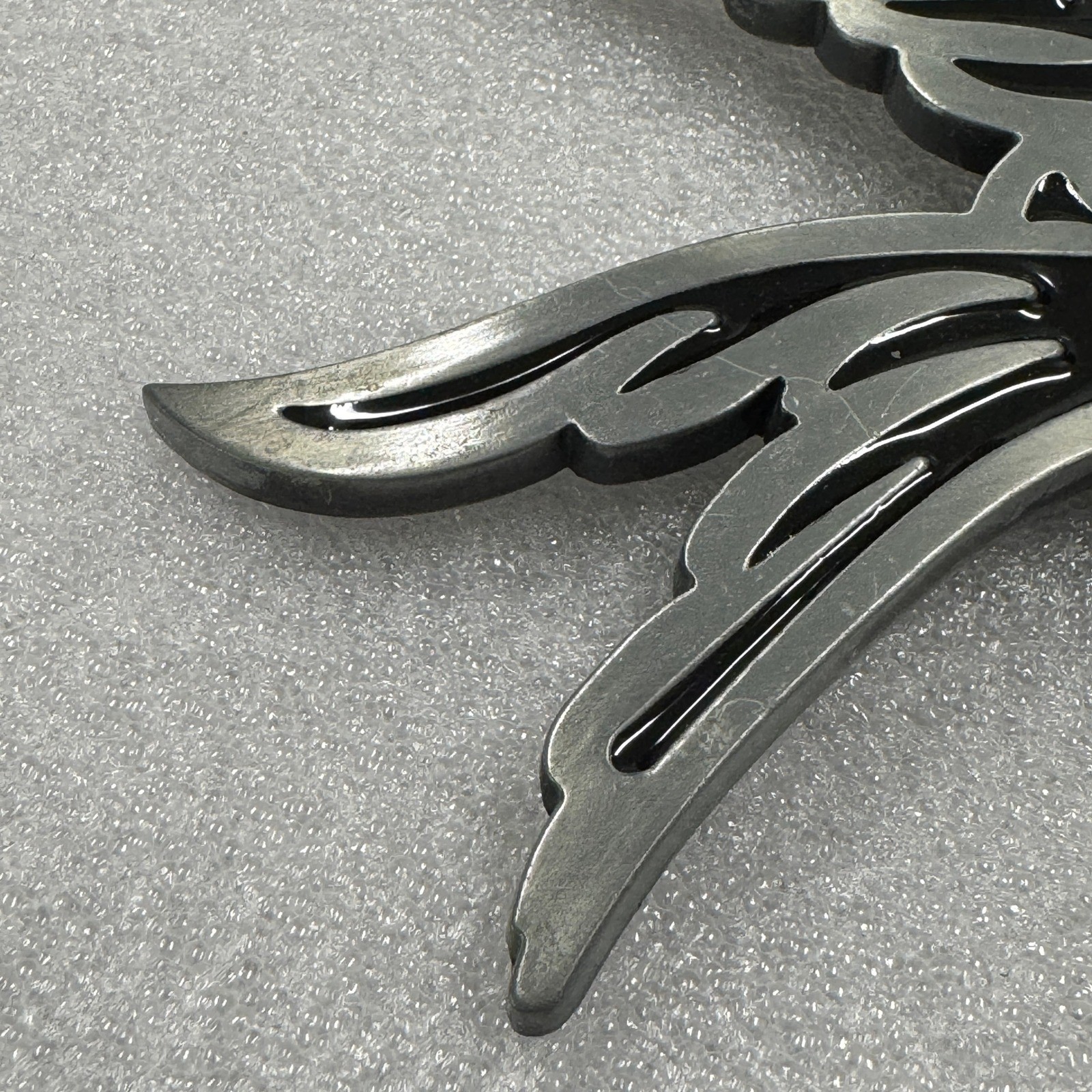 Black Bird Belt Buckle Swallow Flying Wings Metal Western Cowboy Biker
