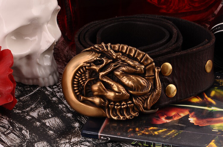 Men Buckle-Strap Alien Queen Alien Vs Predator Horrors Buckle-Waistband Gift