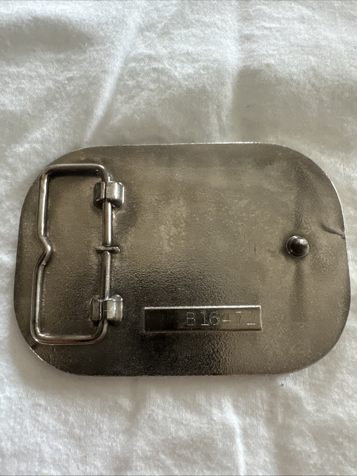 Vintage Belt Buckle Flying Eagle Bird Metal 3.5&Prime; x 2.5&Prime;