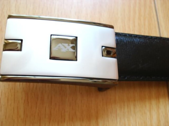 Set of 2 Buckles AX Design for Reversible Belt