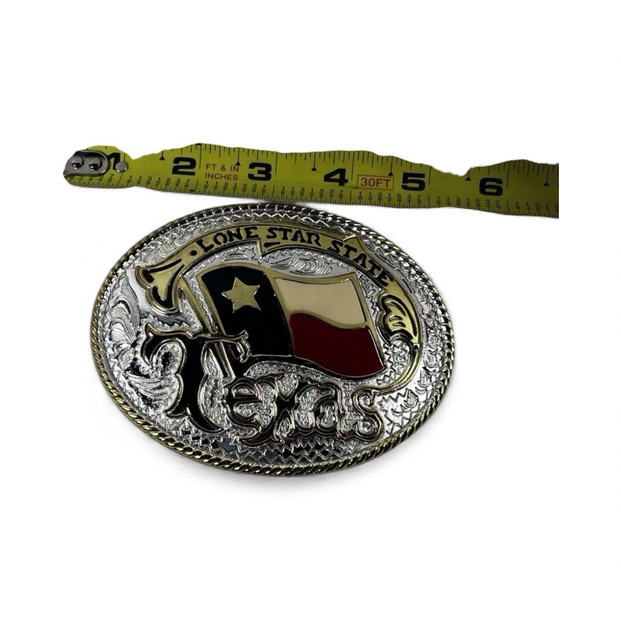 Men’s Texas Flag western belt buckle