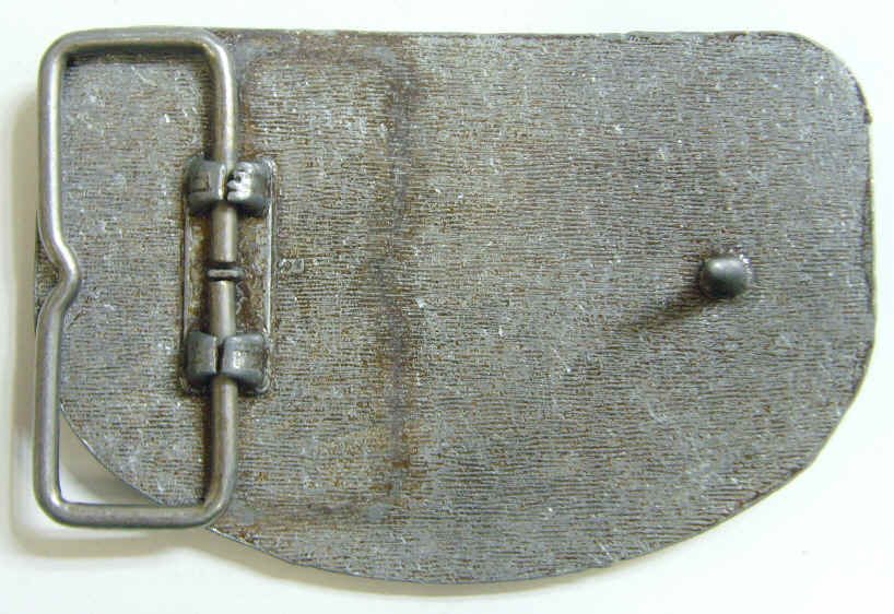 Raleigh lights truck trucker smoker old vintage estate metal belt buckle 42344