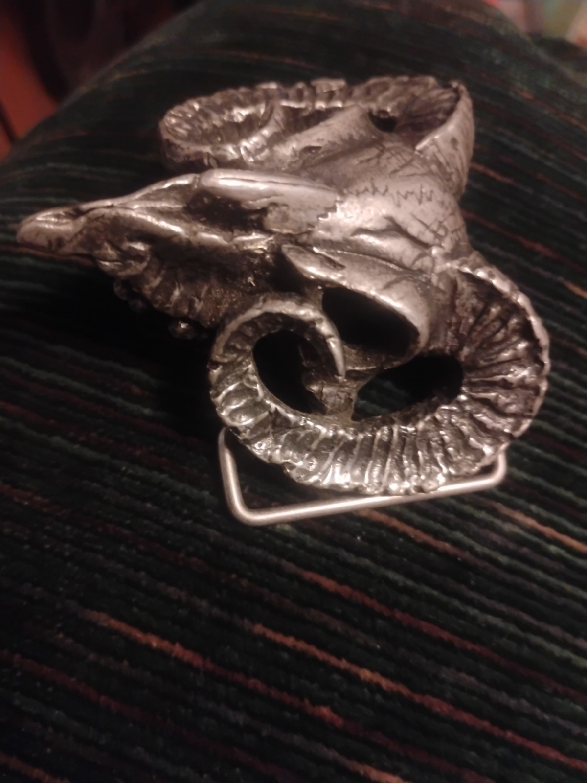 Ram Skull Belt Buckle