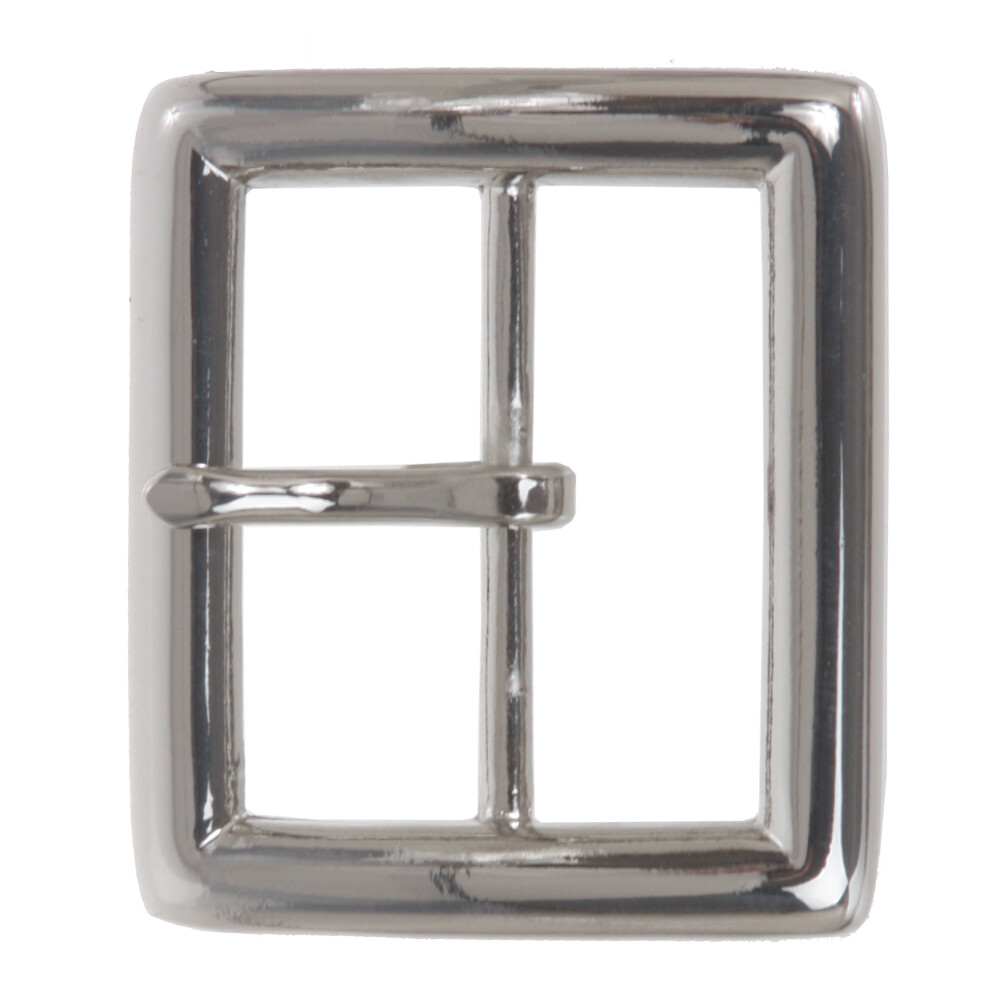 1 5/8&Prime; (42 mm) Nickel Free Single Prong Center Bar Square Belt Buckle