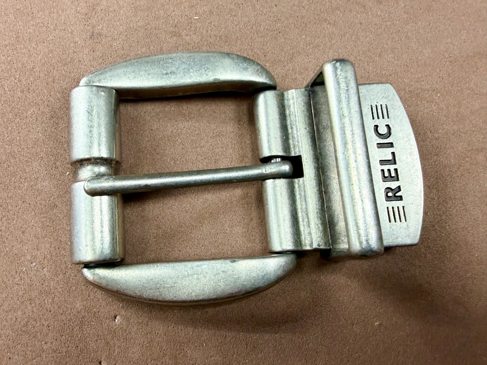 RELIC Brand Single Prong Silver Tone Replacement Formal Belt Buckle