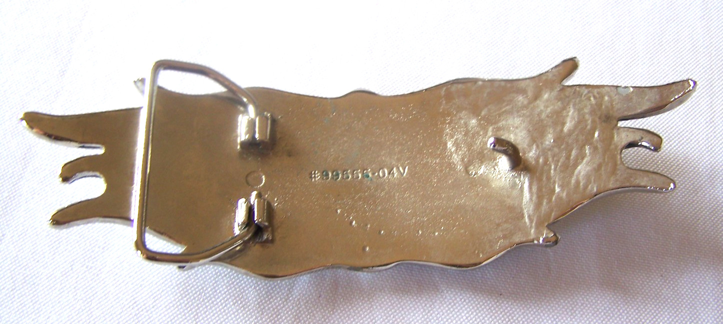 Harley Davidson 2004 Flames Bar & Shield 6&Prime; Belt Buckle 99555-04V Nice 1