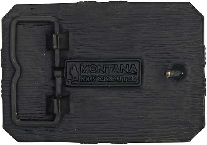 Montana Silversmiths Attitude Forever Free Eagle Flag Western Belt Buckle