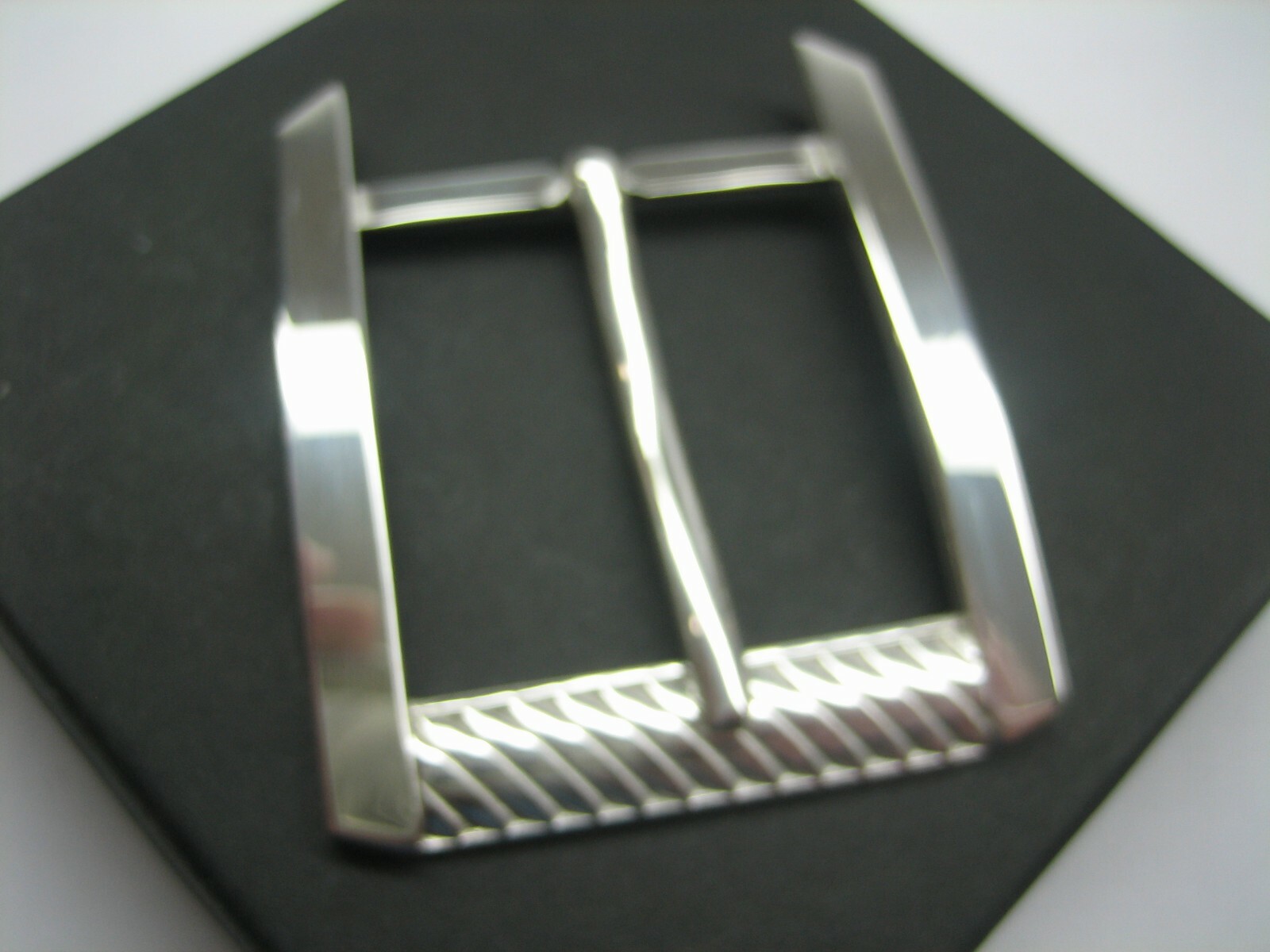STERLING SILVER 925 BUCKLE AVAILABLE FOR 1&Prime; 1-1/8&Prime; 1-1/4&Prime; 1-3/8&Prime; 1-1/2&Prime; BELTS