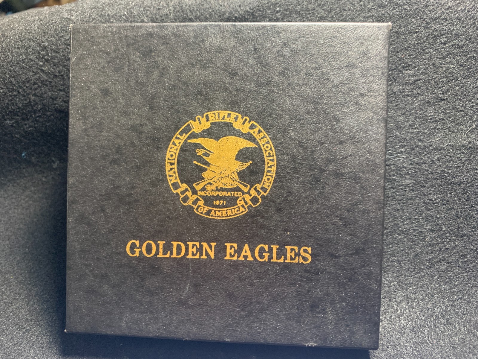 Vintage NRA Golden Eagles Belt Buckle with Original Box
