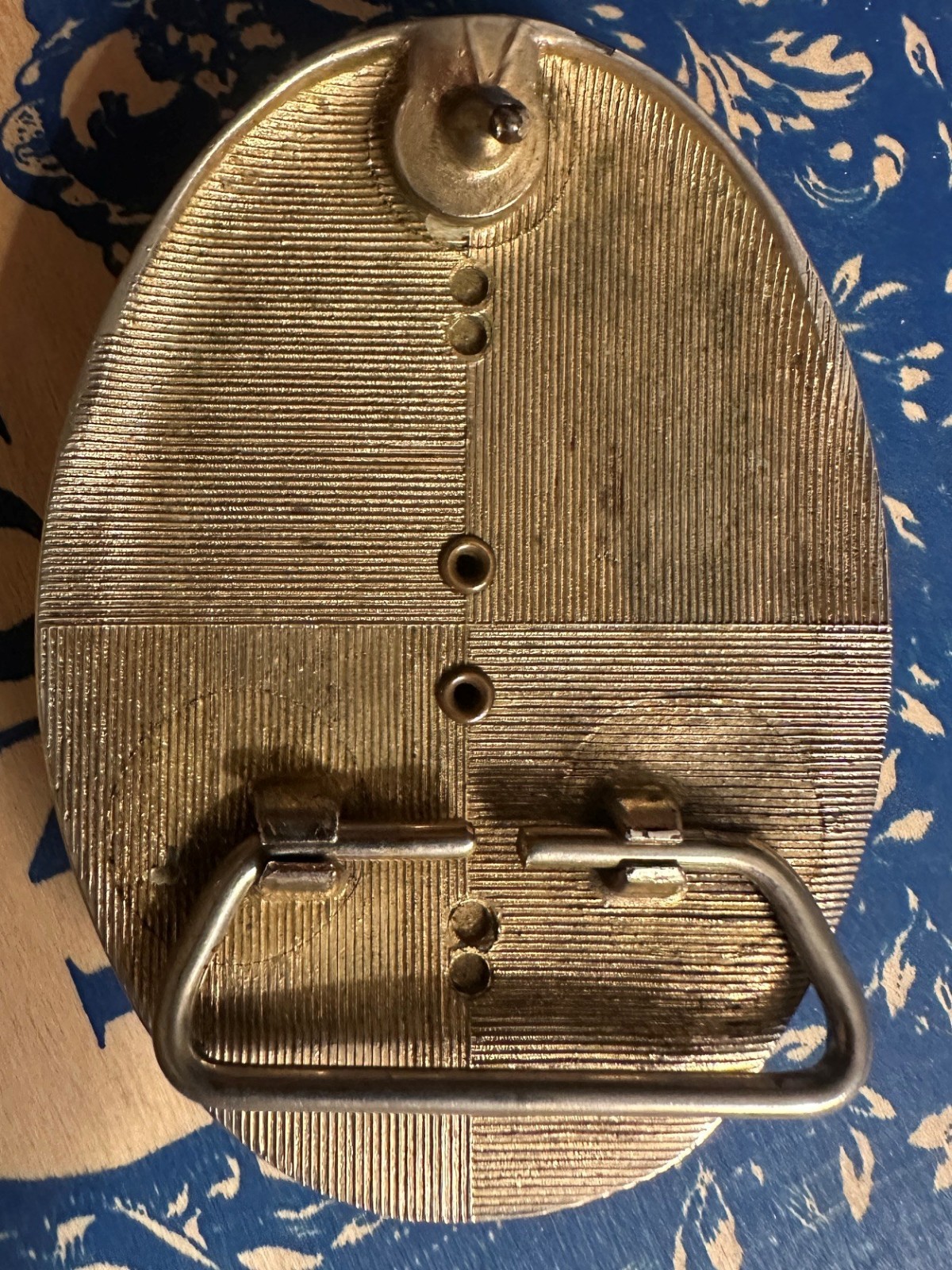 Custom Artisan-made Western Stone Bely Buckle