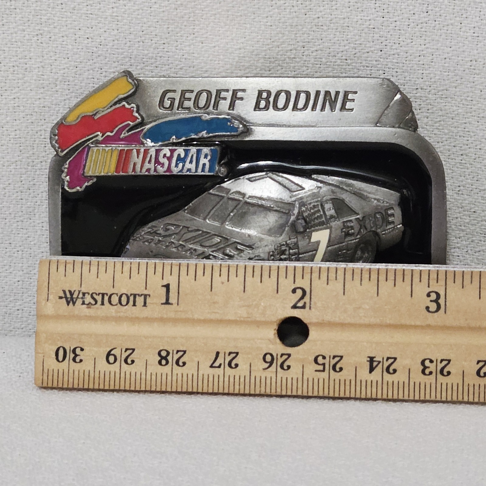 Belt Buckle – Nascar Geoff Bodine limited edition #721 made in USA
