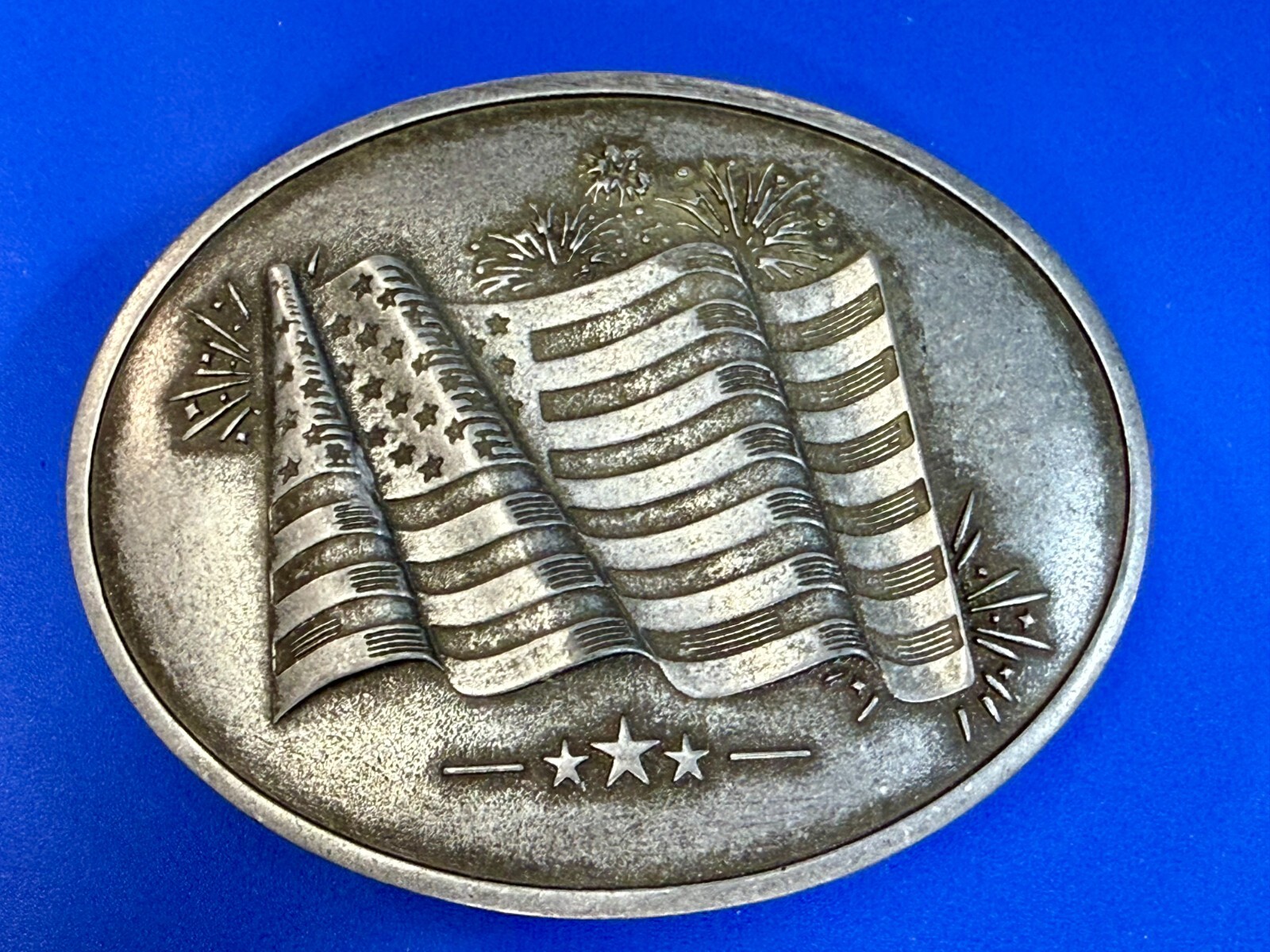 United States of America Flag Stars & Stripes BevBuckle Can Holder/ Belt Buckle