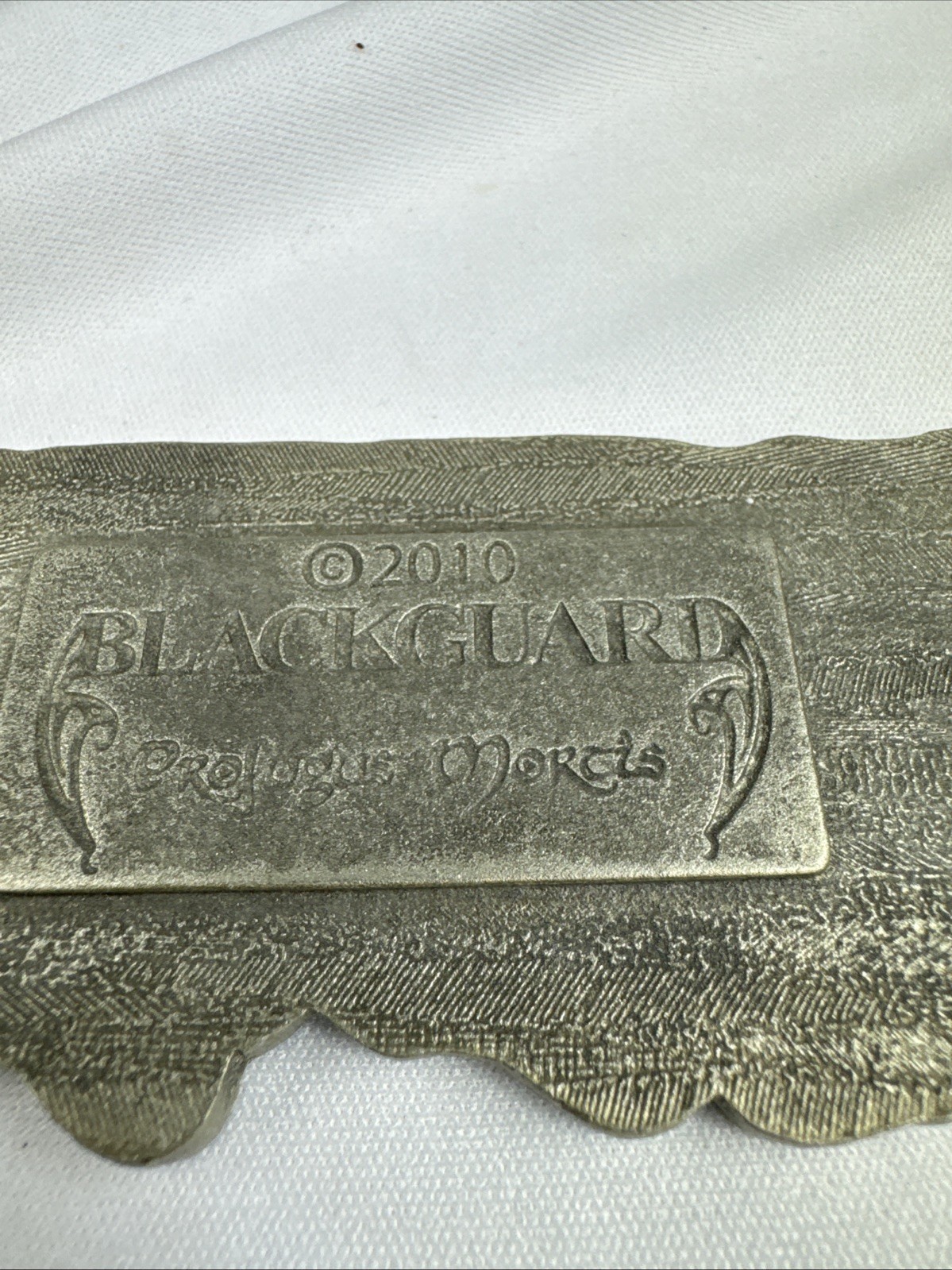 Very RARE – Blackguard Profugus Mortis – Canadian Death Metal Belt Buckle