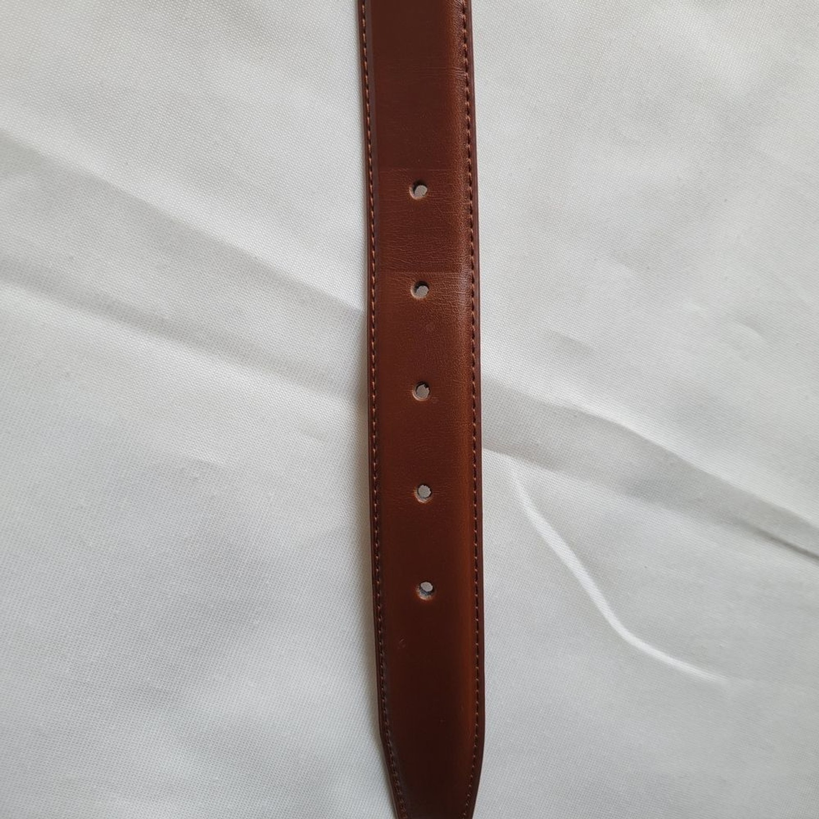 Mio Marino Men&rsquo;s Brown Leather Belt Size 44&Prime;